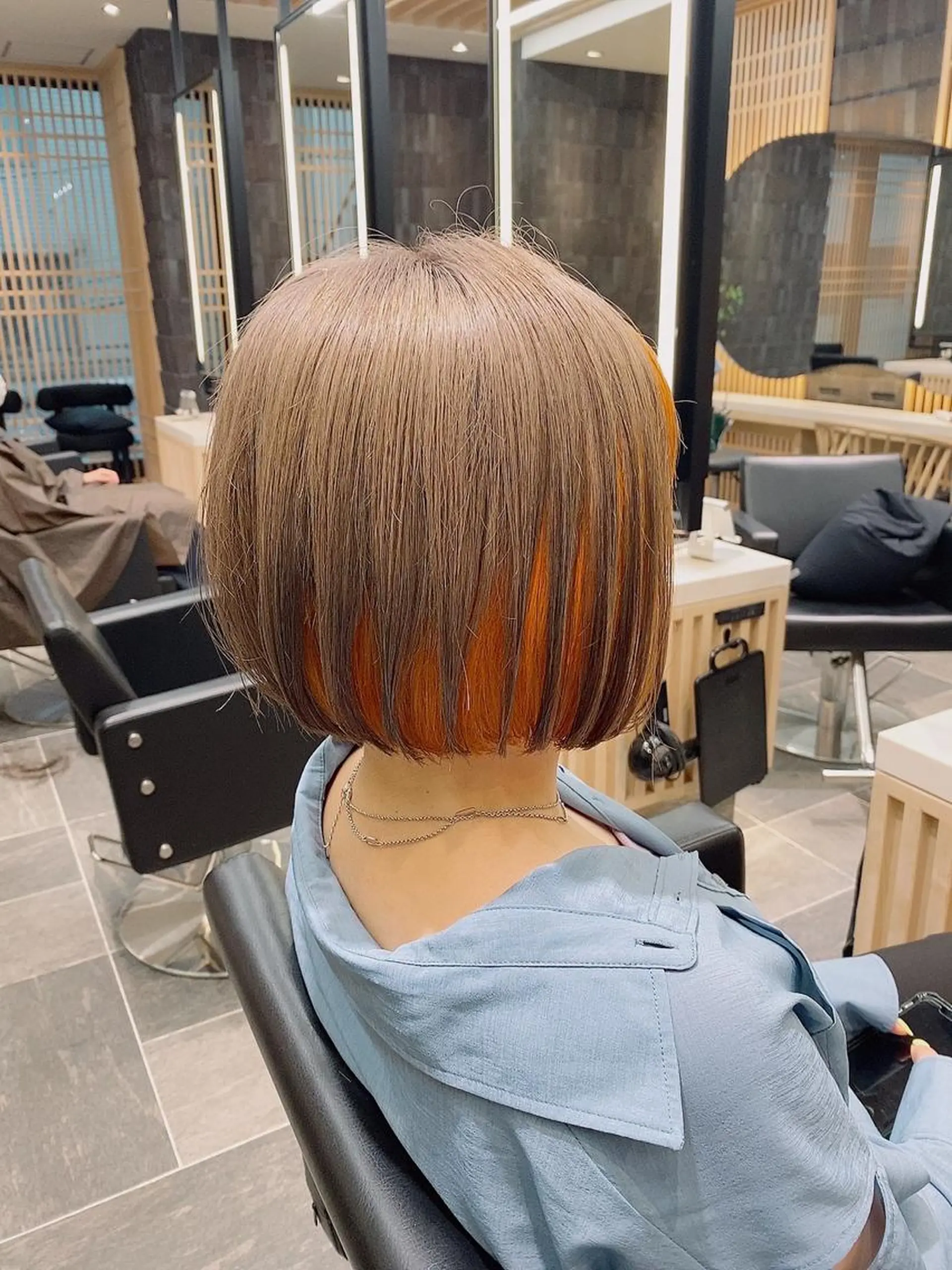 ショート カラー ブリーチ ケアブリーチ トリートメント カット ヘアカラー ラテ渋谷所属・【副店長/縮毛矯正】 小野沢駿弥のヘアスタイル