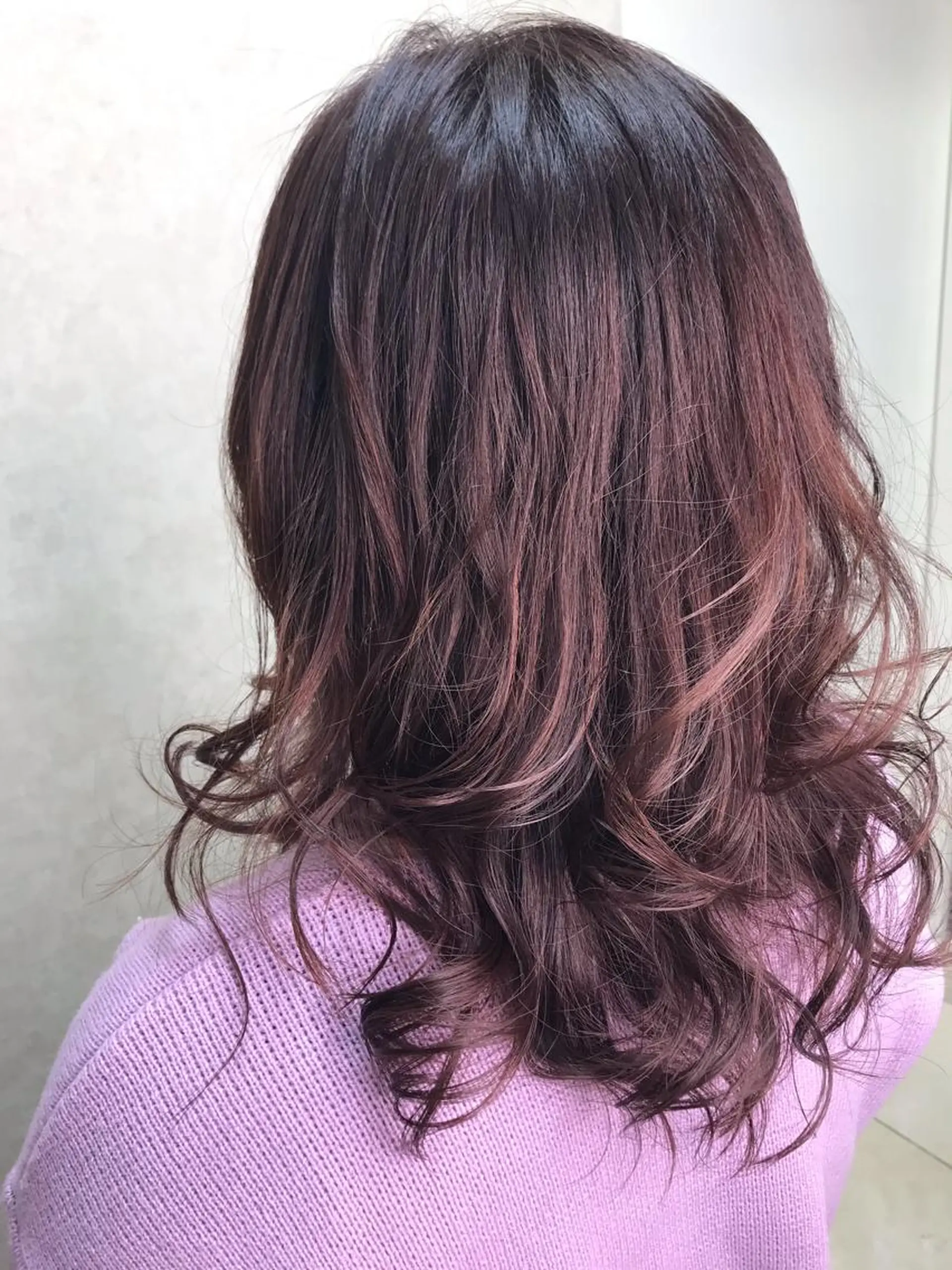 ロング カラー 竹井 寛喜のヘアスタイル
