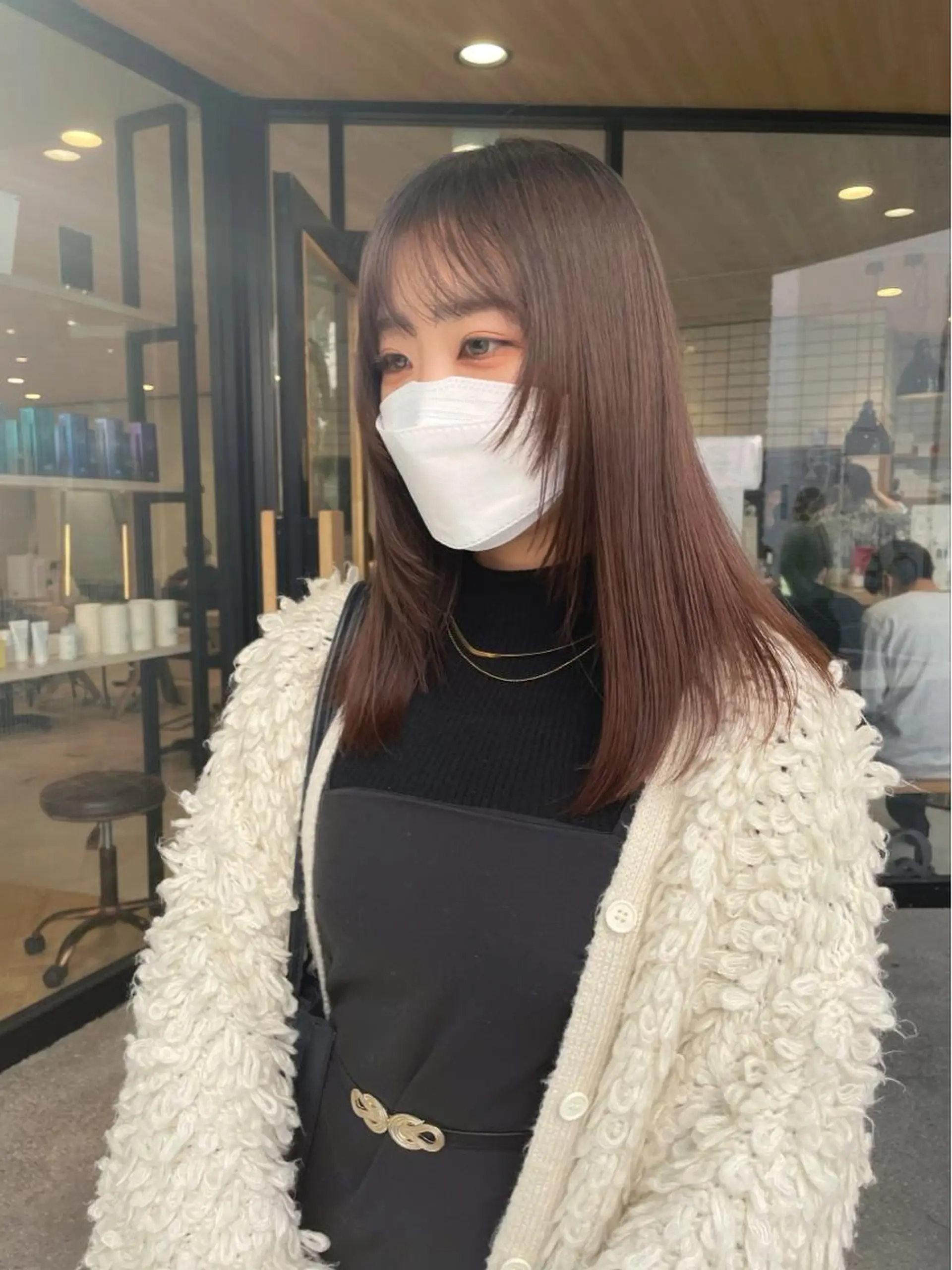 ミディアム カラー カット ヘアカラー トリートメント haru/レイヤー/ ウルフのヘアスタイル