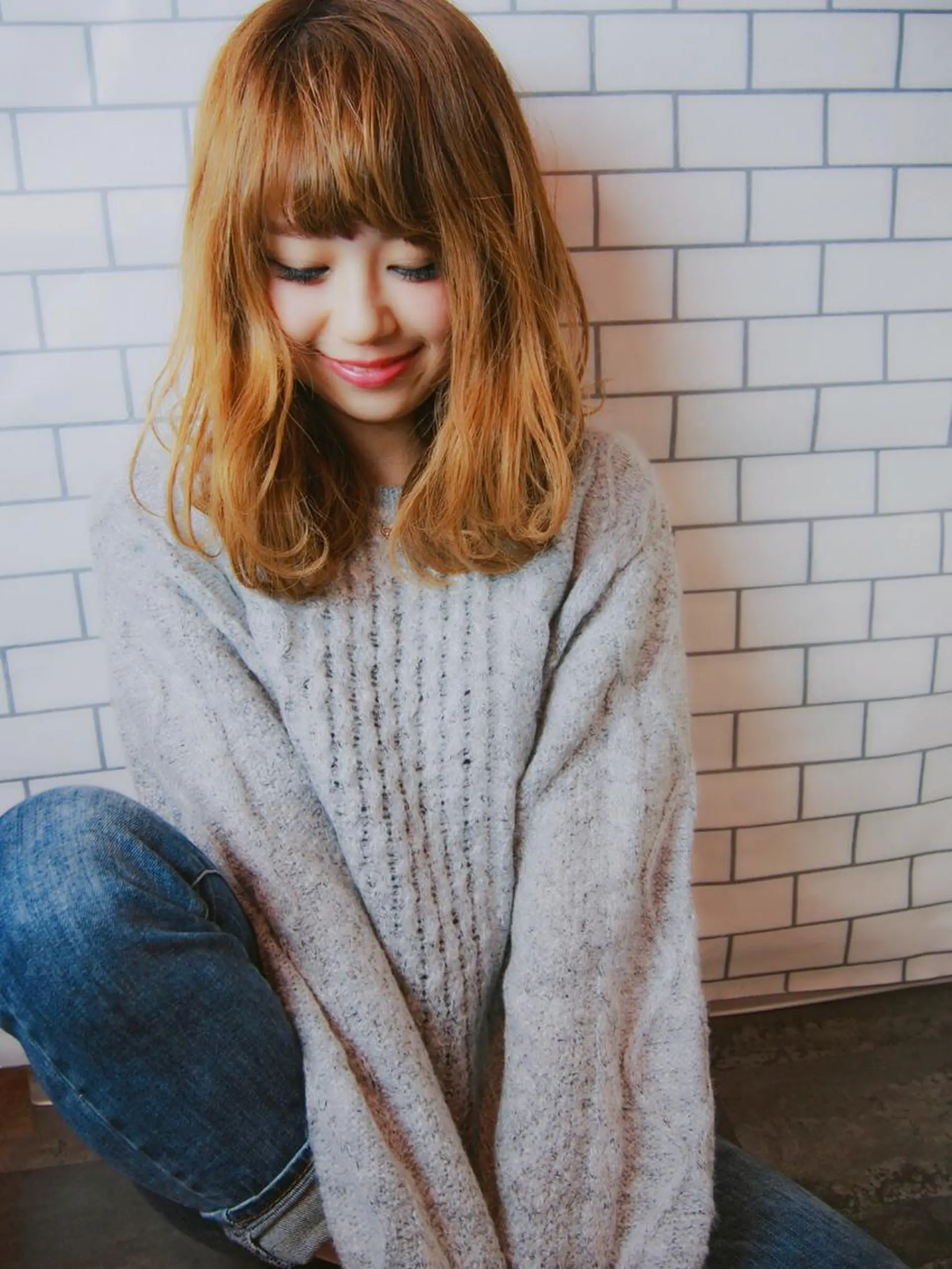 ミディアム ほさか しんごのヘアスタイル