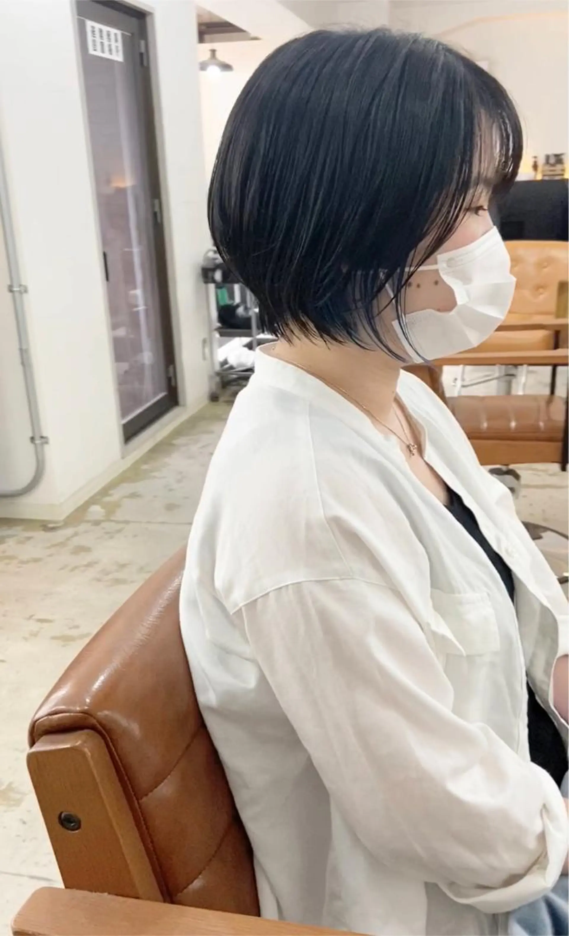 ショート カラー ブルーカラー ネイビーカラー ショートヘア ショートヘア、ボブ こやさん　コヤマのヘアスタイル