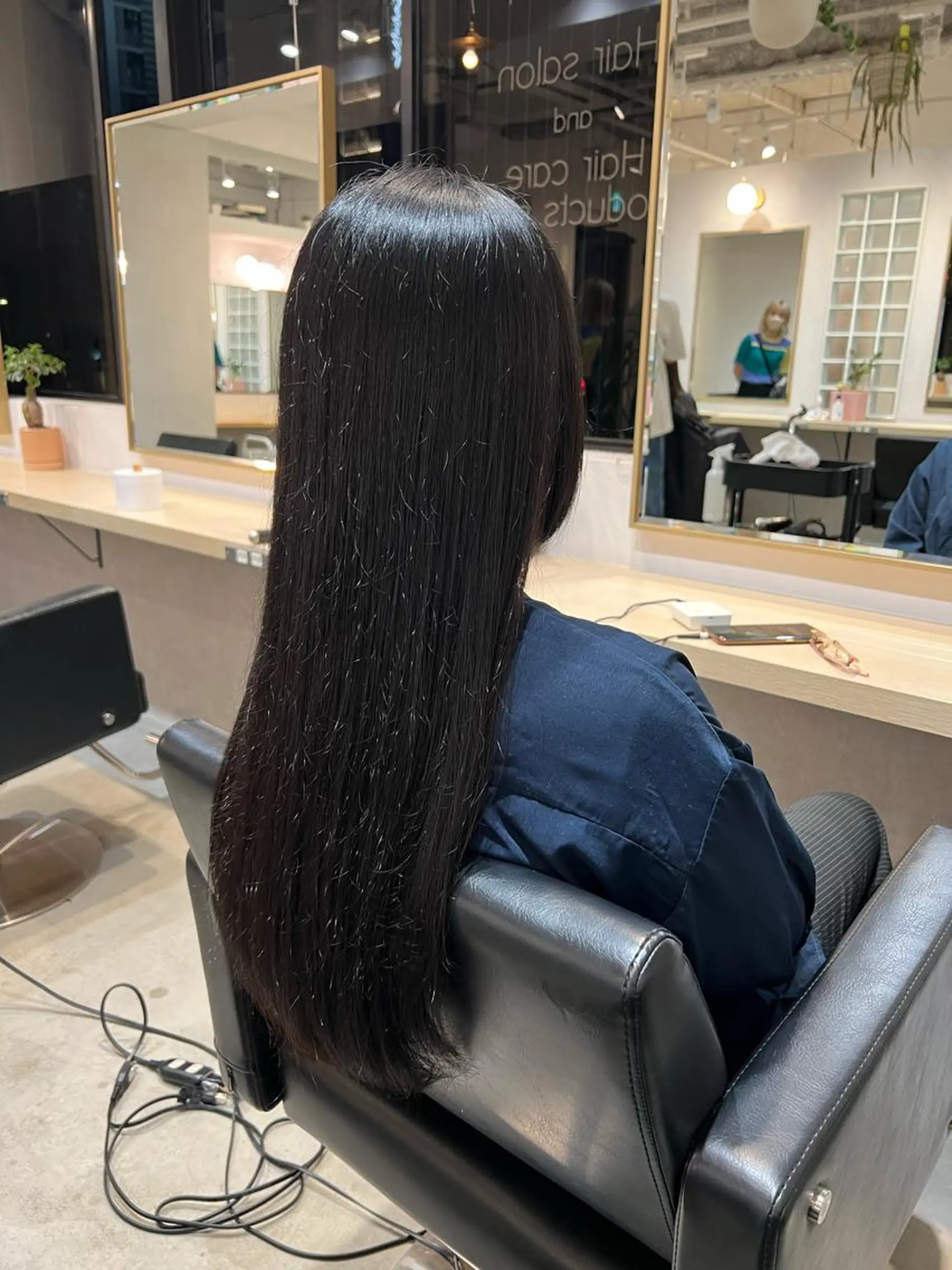 ロング 縮毛矯正 上原 みちるのヘアスタイル