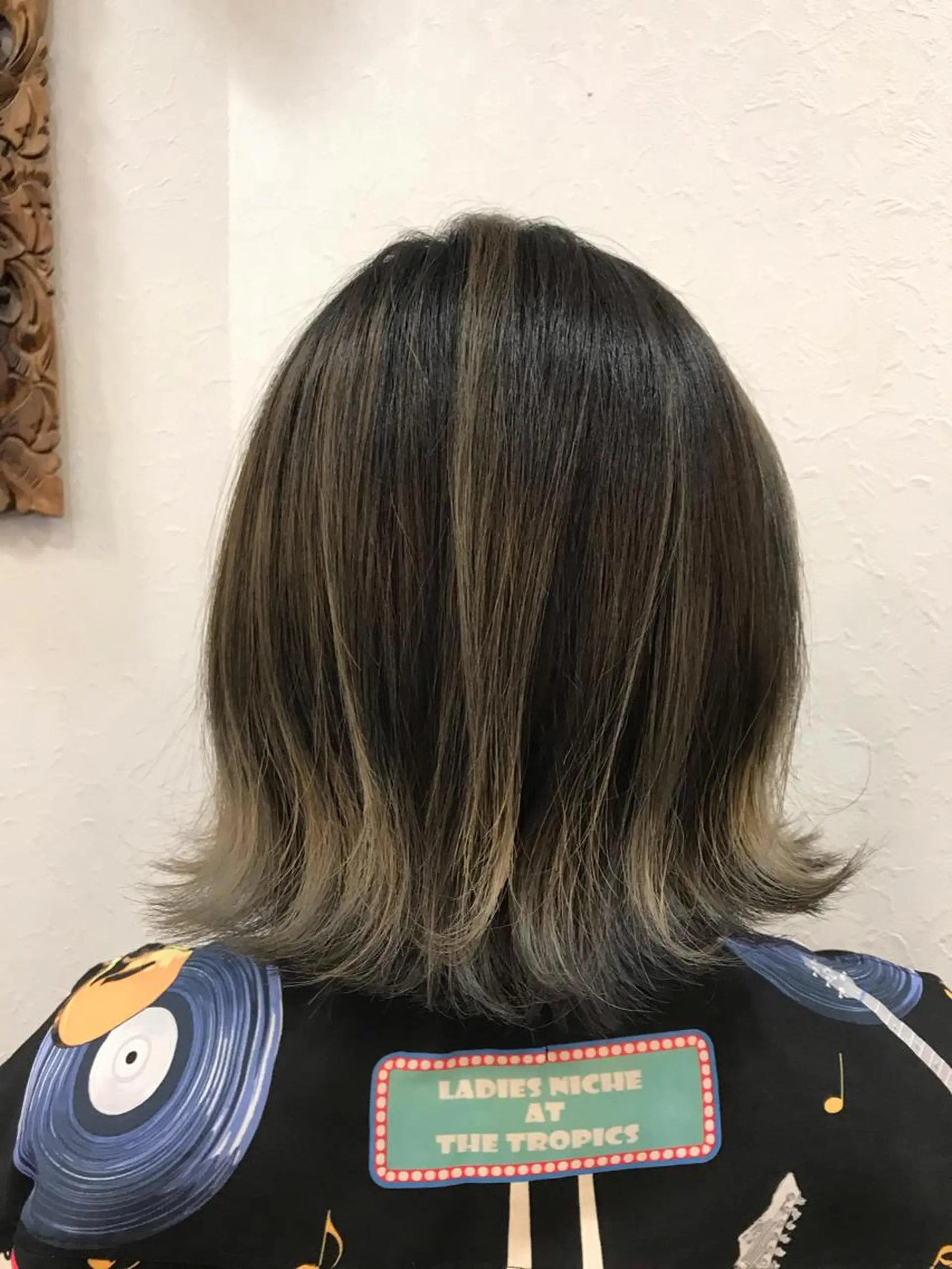 ミディアム カラー バレイヤージュ ブリーチ グレージュ レイヤーカット 店長担当🌟 矢吹ガブリエル🌟のヘアスタイル