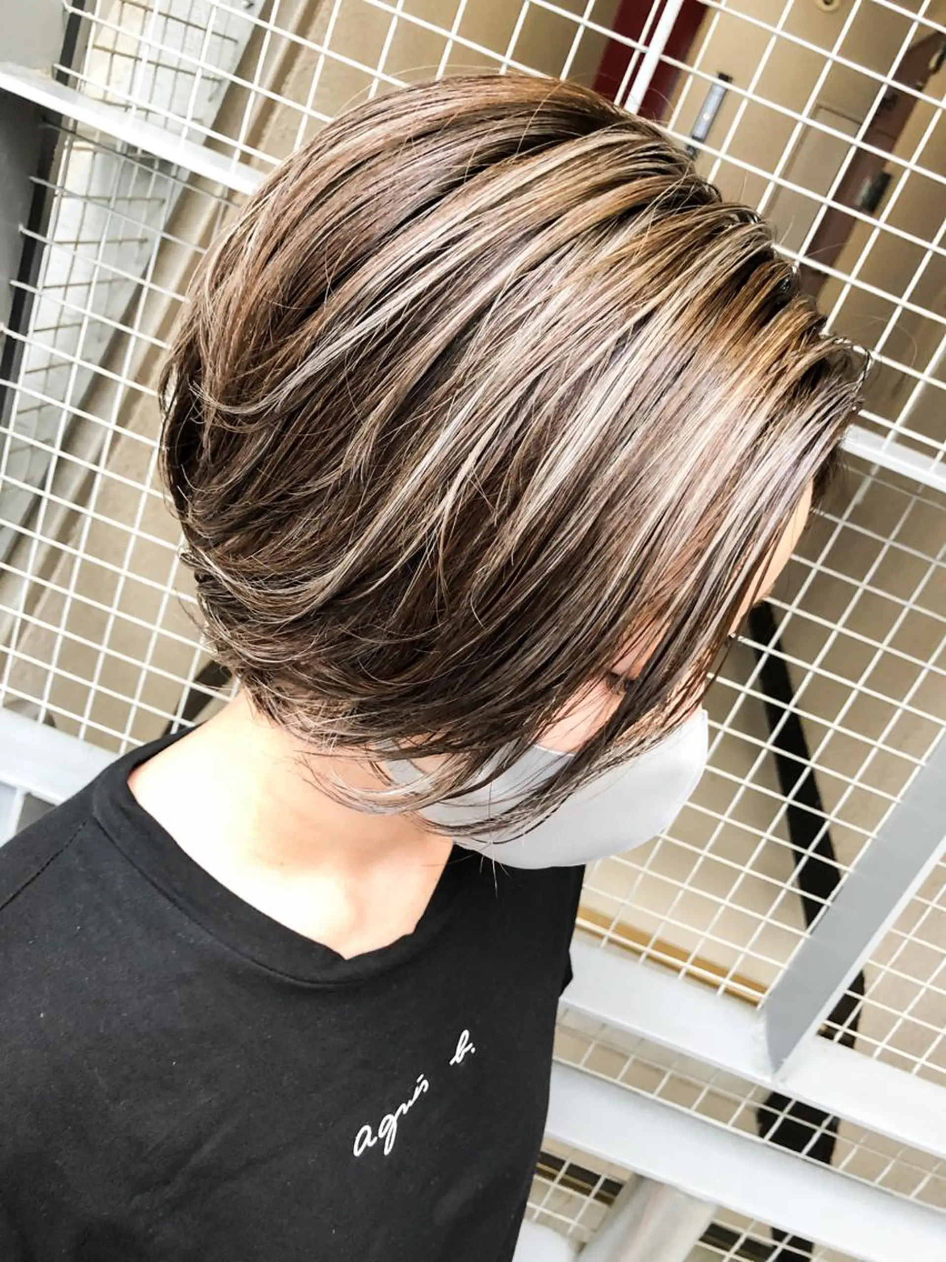 ショート カット ヘアカラー レイヤーカット× 髪質改善たもりのヘアスタイル