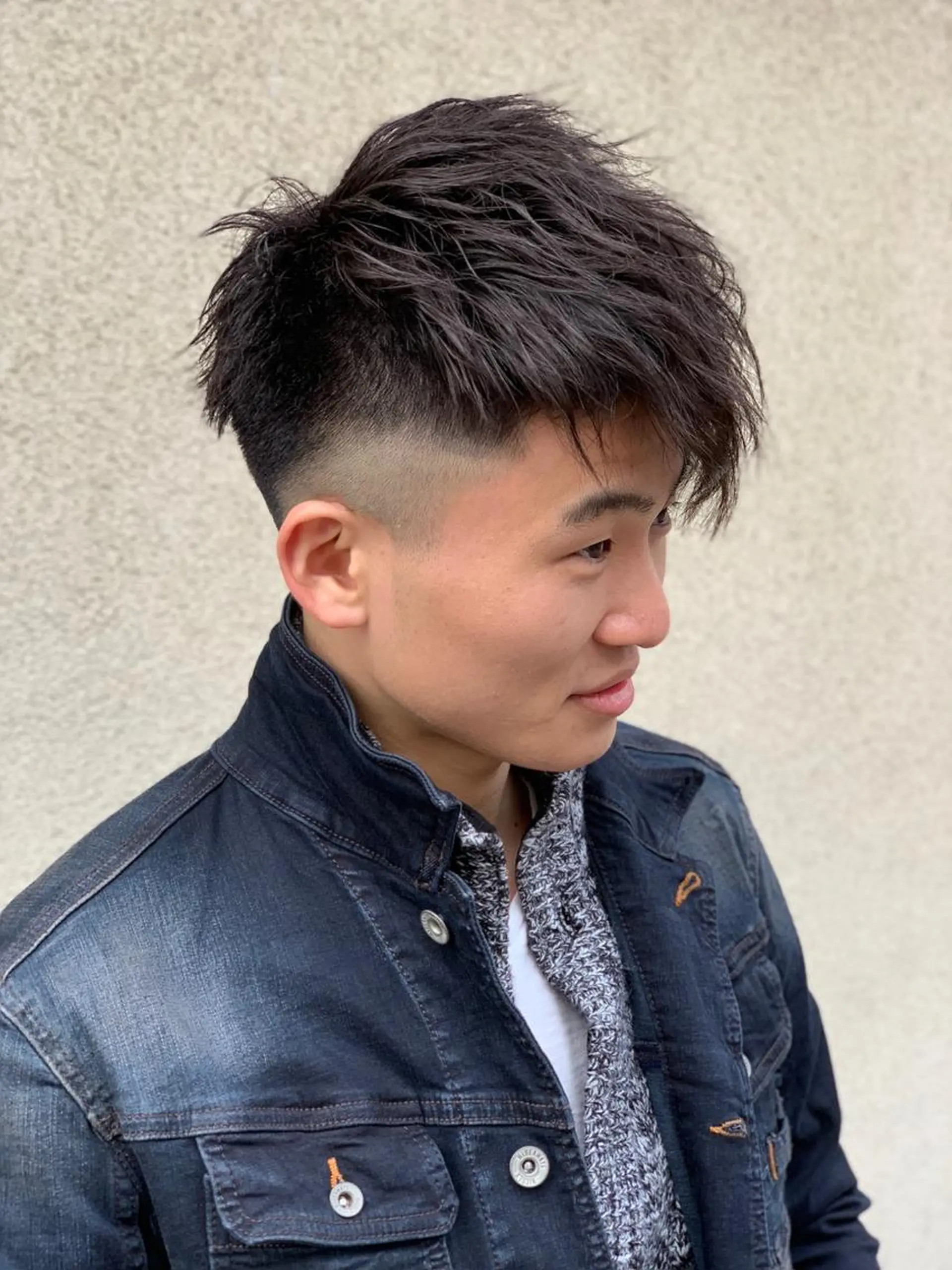 ショート メンズ 上石神井メンズパーマ 飯田徹のヘアスタイル