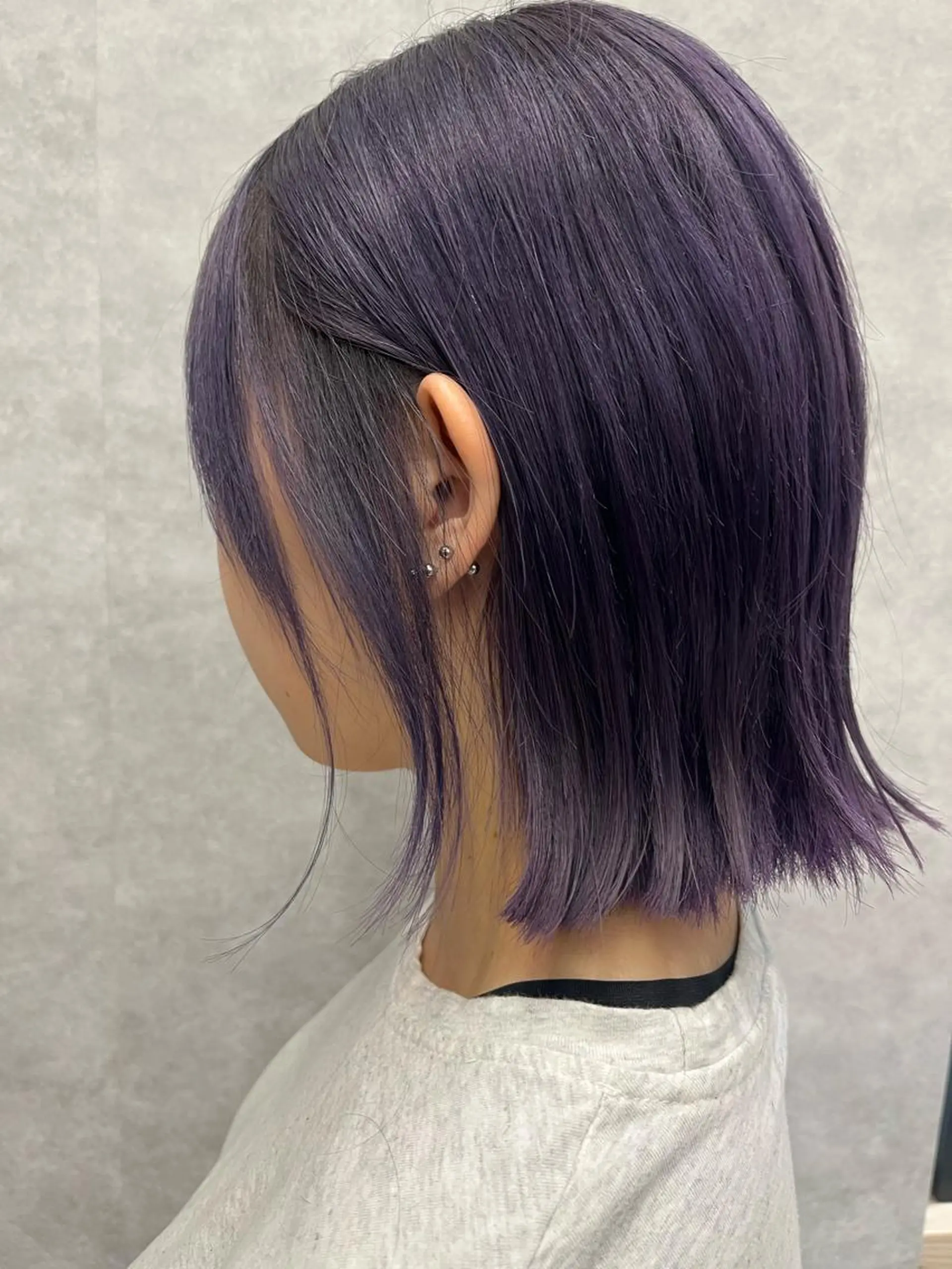 ミディアム カット ヘアカラー トリートメント LucksiMie ginza 明松のヘアスタイル