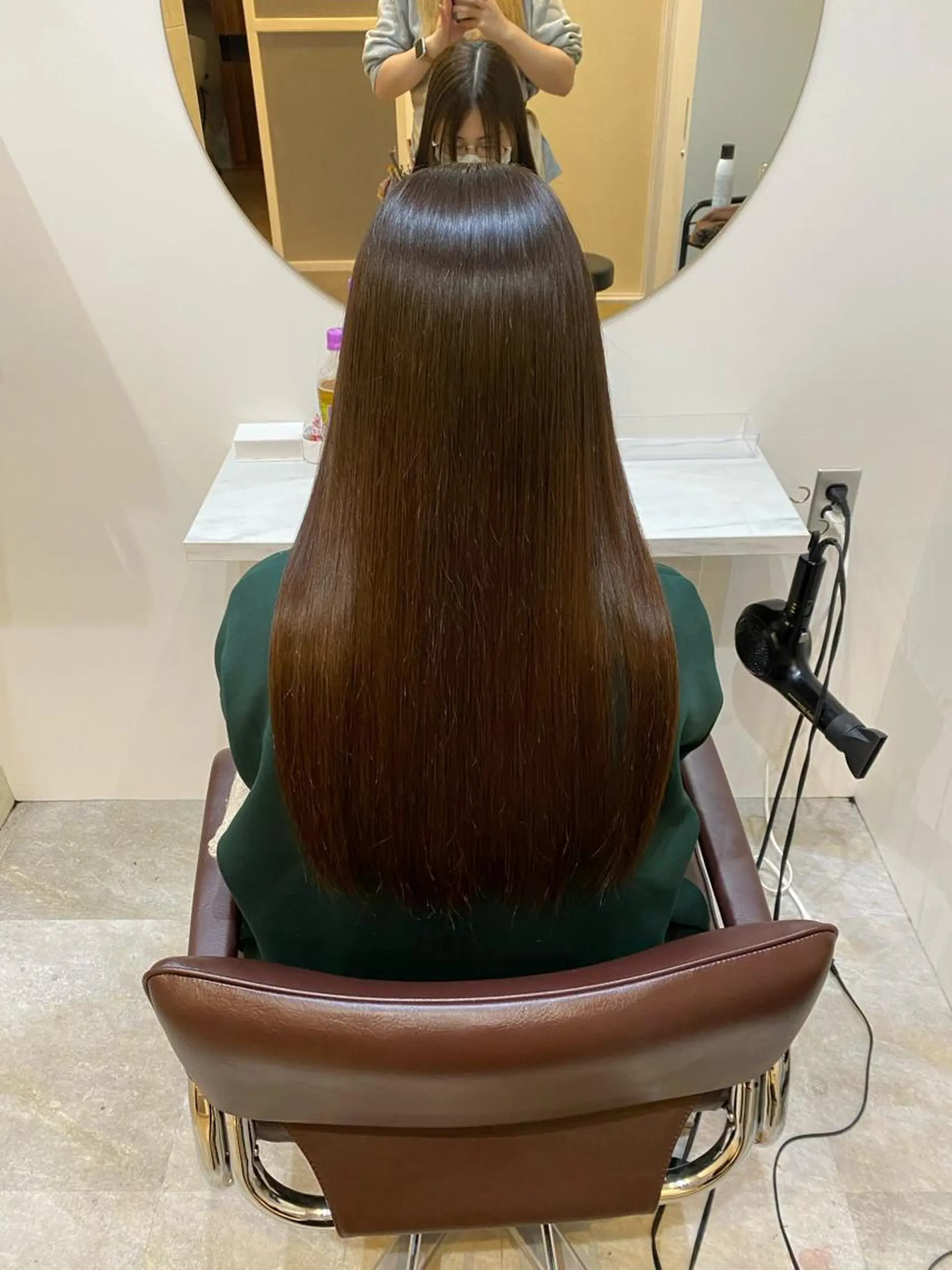 ロング ヘアカラー トリートメント 【髪質改善　艶髪】 布川　莉穂のヘアスタイル