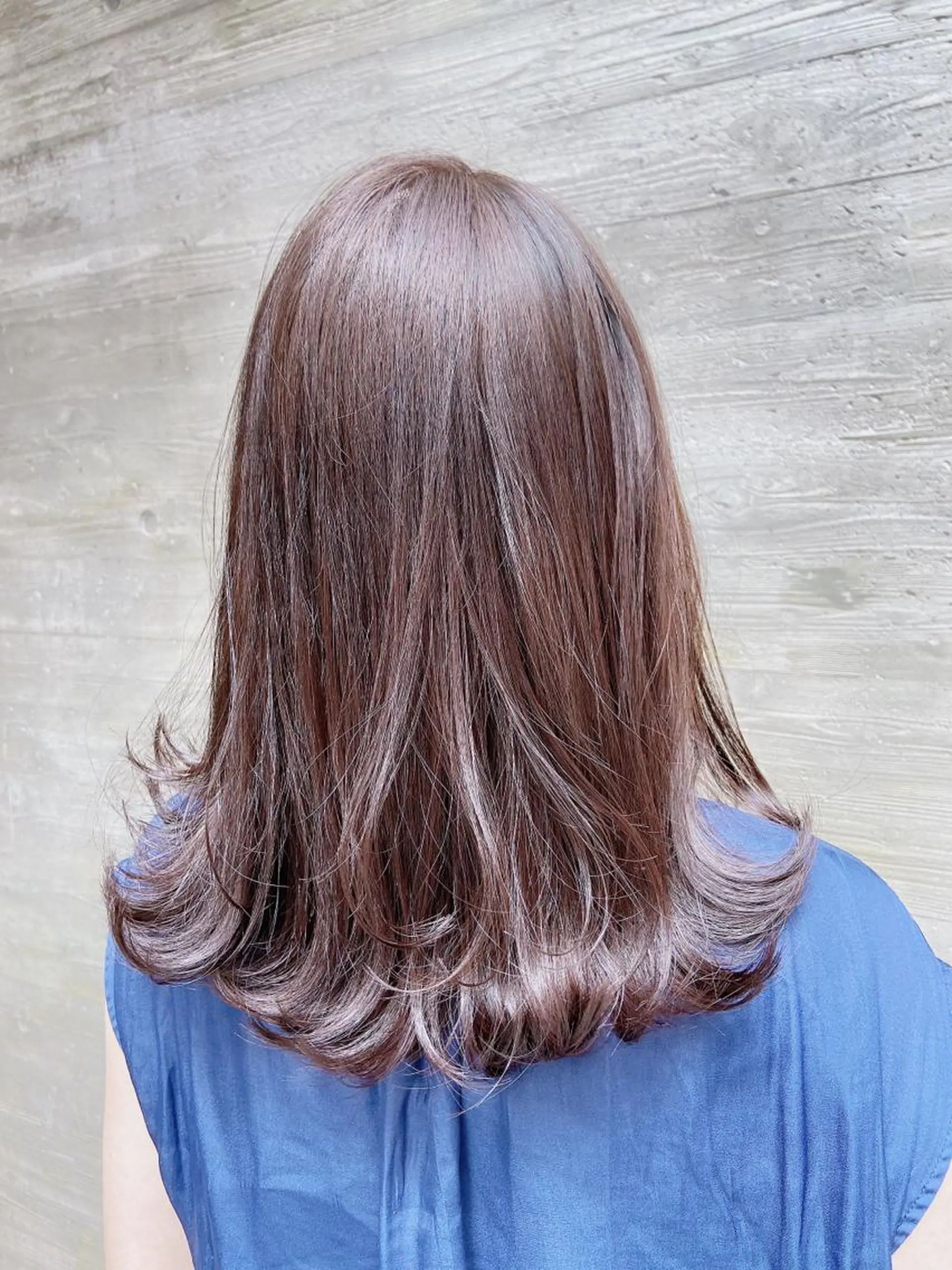 ミディアム カラー 暗髪/艶髪/Ono .のヘアスタイル