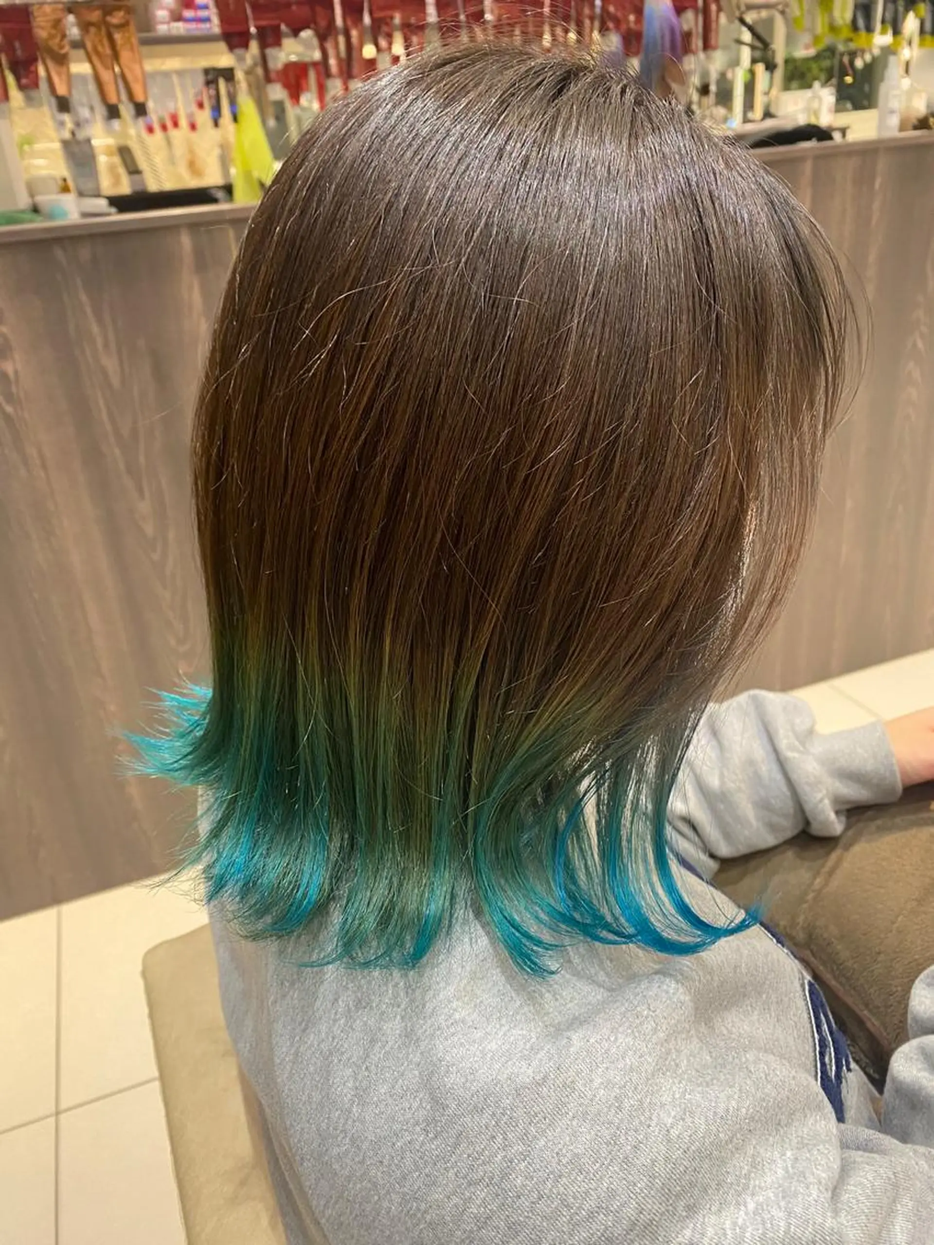 ミディアム ヘアカラー 久保木 真人のヘアスタイル