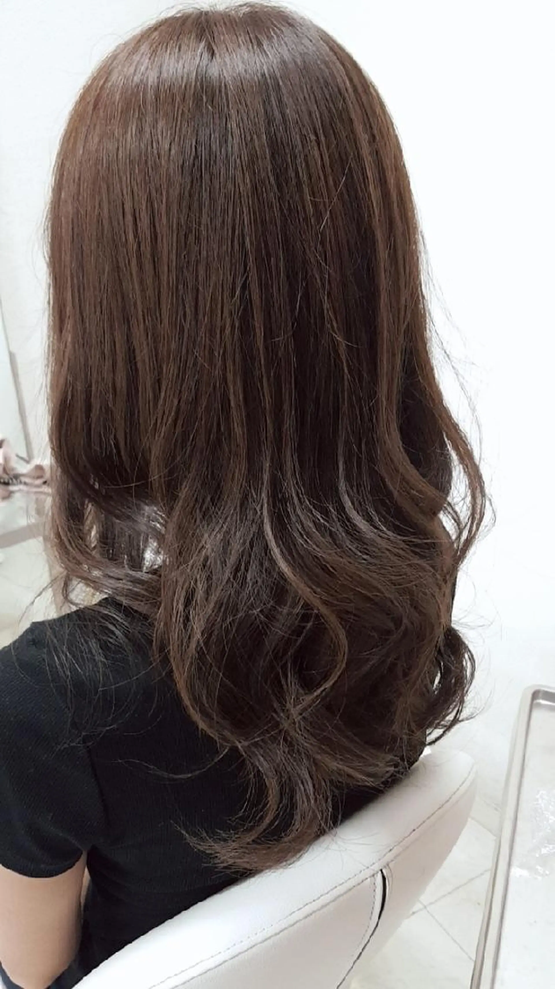 ロング カラー ハイライトカラー ハイライト 菊地 美憂のヘアスタイル