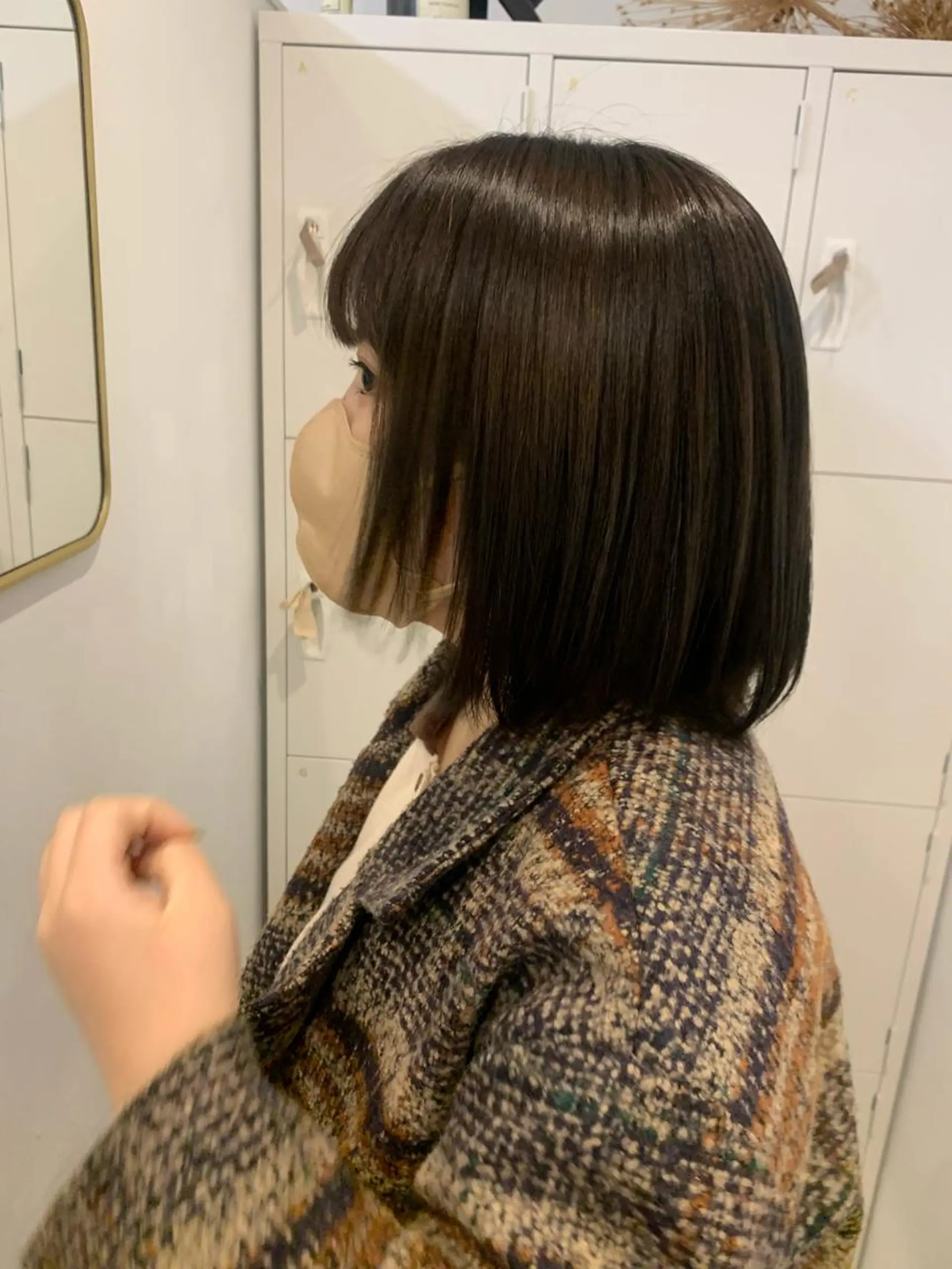 ショート カラー フクシママユ / 柔らかカラーのヘアスタイル