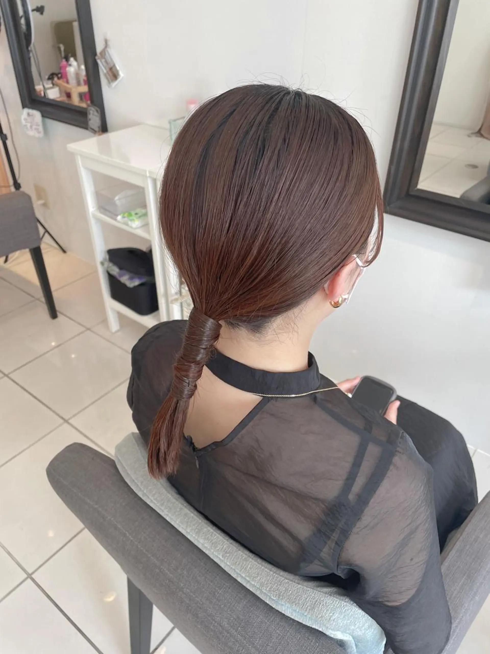 セミロング カラー パーマ ヘアアレンジ メンズ キッズ ネイル マツエク・マツパ アイブロウ 結婚式・ブライダル 学生（メンズ向け） 結婚式・ブライダル 学生 浴衣 PLUS縁所属・ヘアメイク10年から 美容師💄Anriのヘアスタイル