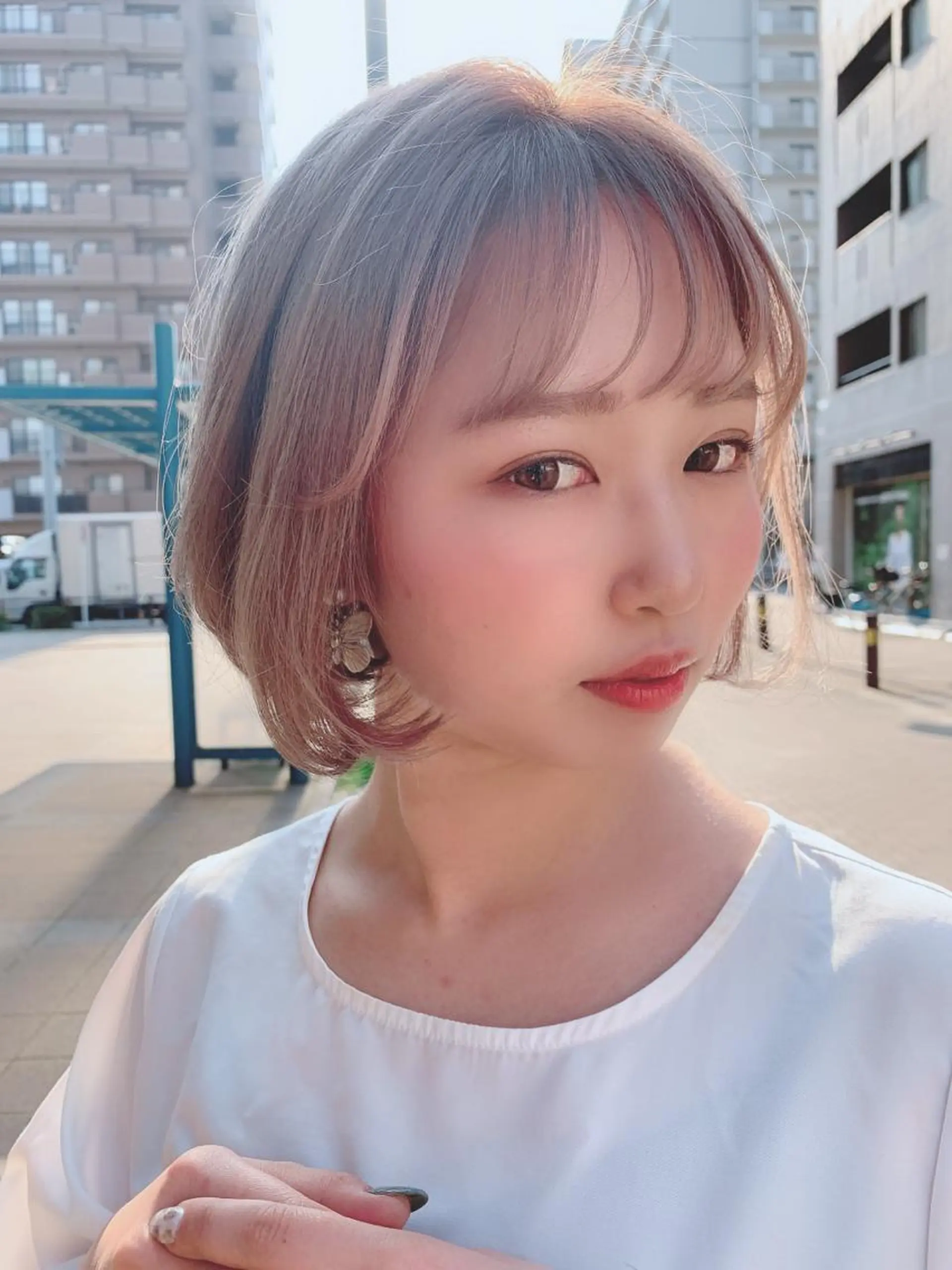 ショート 明るい白髪染め専門店兵庫駅前店所属・山口 一馬のヘアスタイル