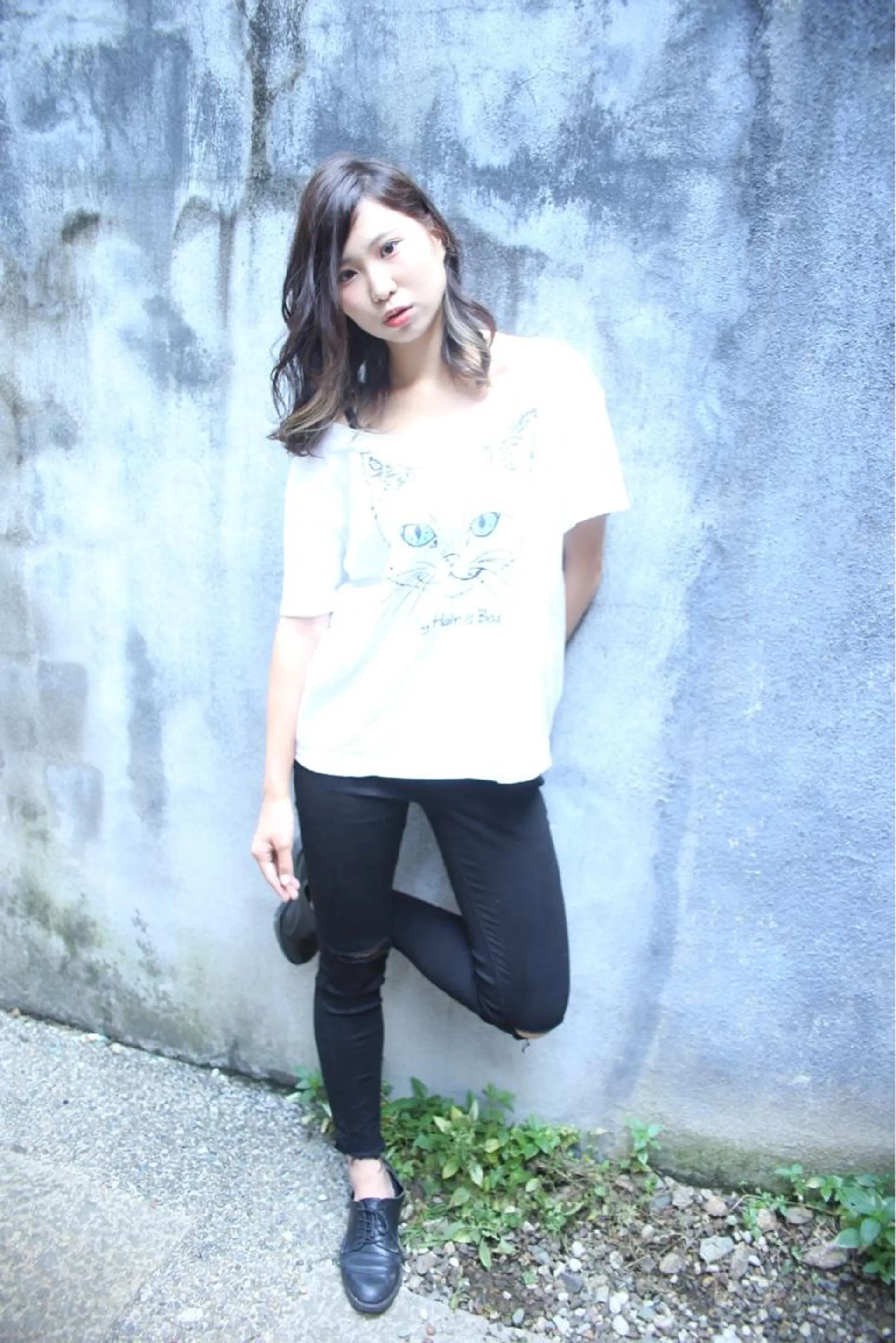 ミディアム カラー インナーカラー vato マンツーマンサロンのヘアスタイル