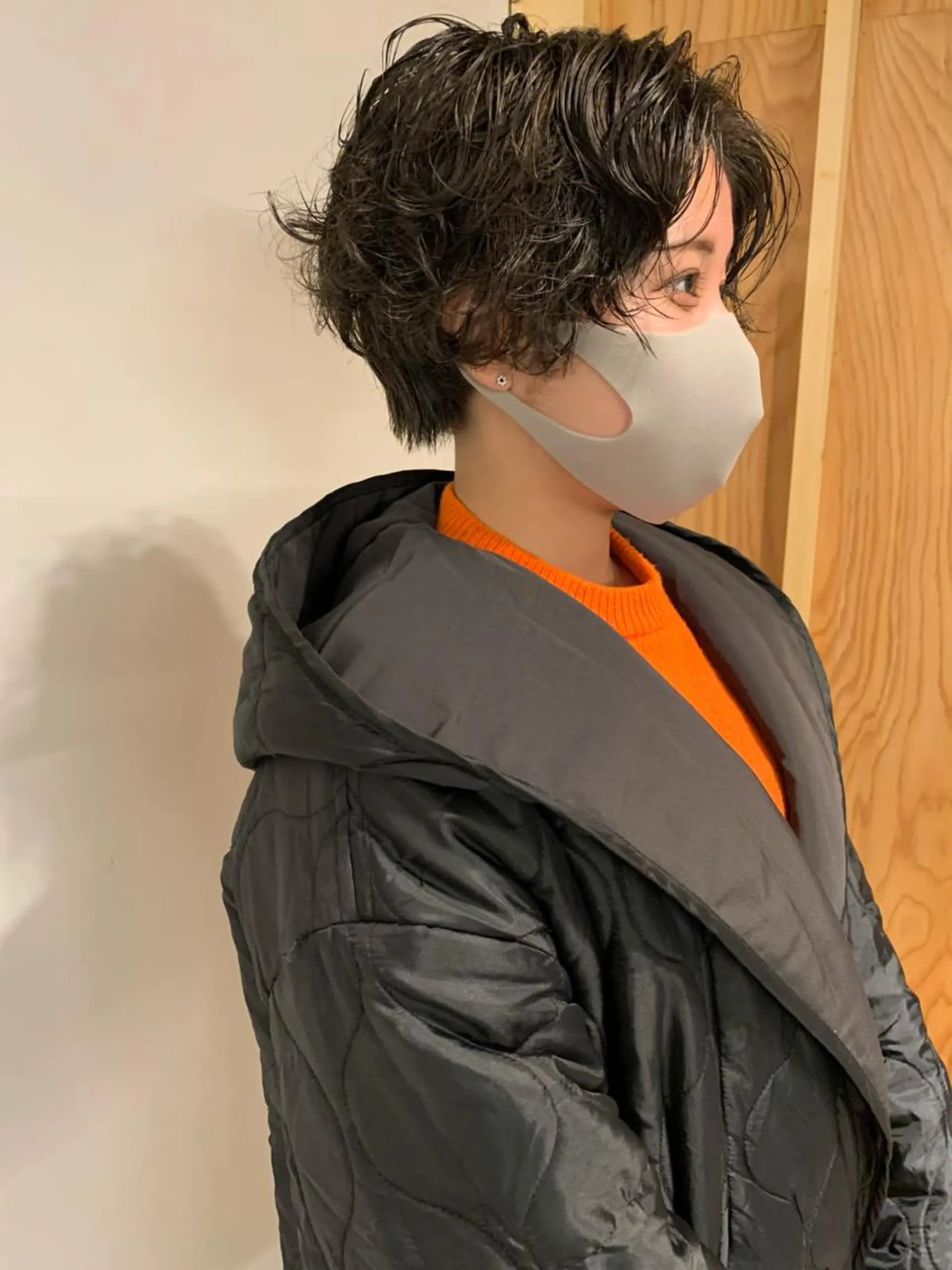 ショート カラー ハンサムショート ブラウンカラー オリーブブラウン ショートヘア tension 【テンション】のヘアスタイル