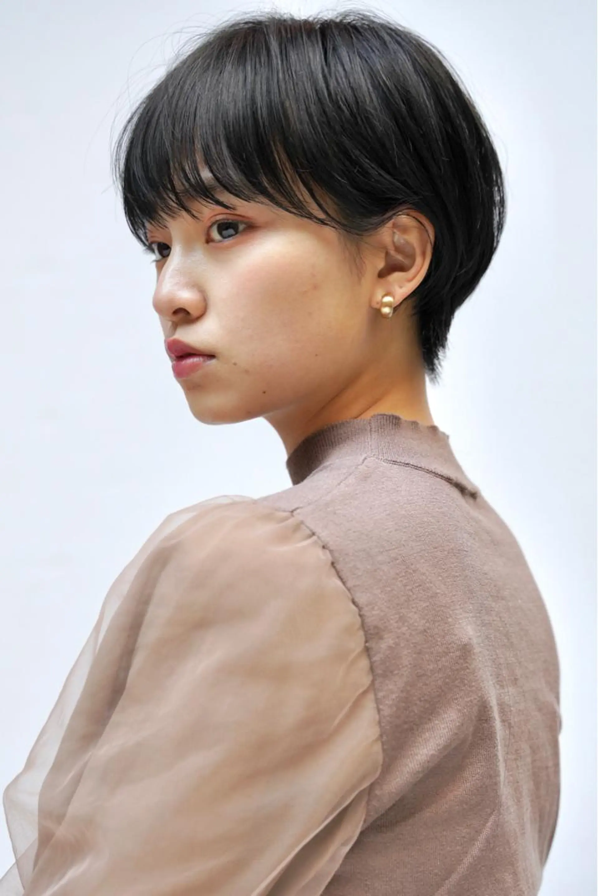 ショート カラー パーマ ヘアアレンジ ✨顔まわりカット ✨渋谷人気No.1✨のヘアスタイル