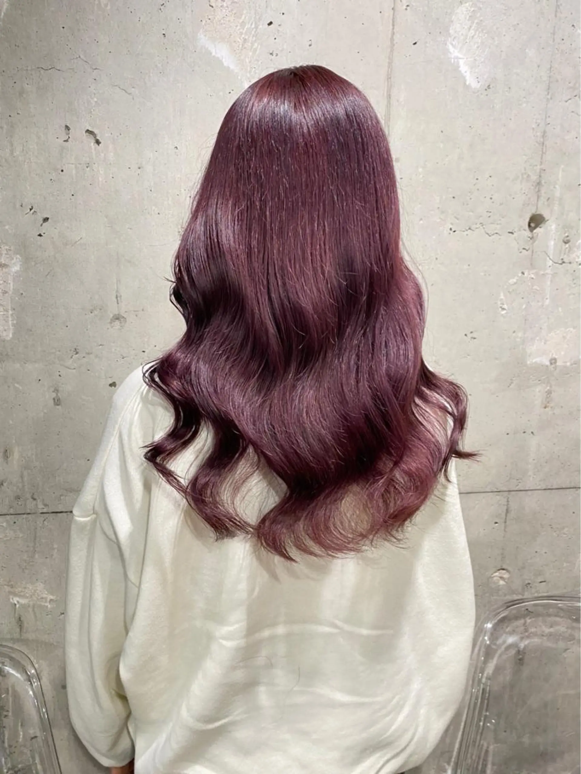 セミロング カラー 韓流トレンドヘア 🎀RINAKO🎀のヘアスタイル