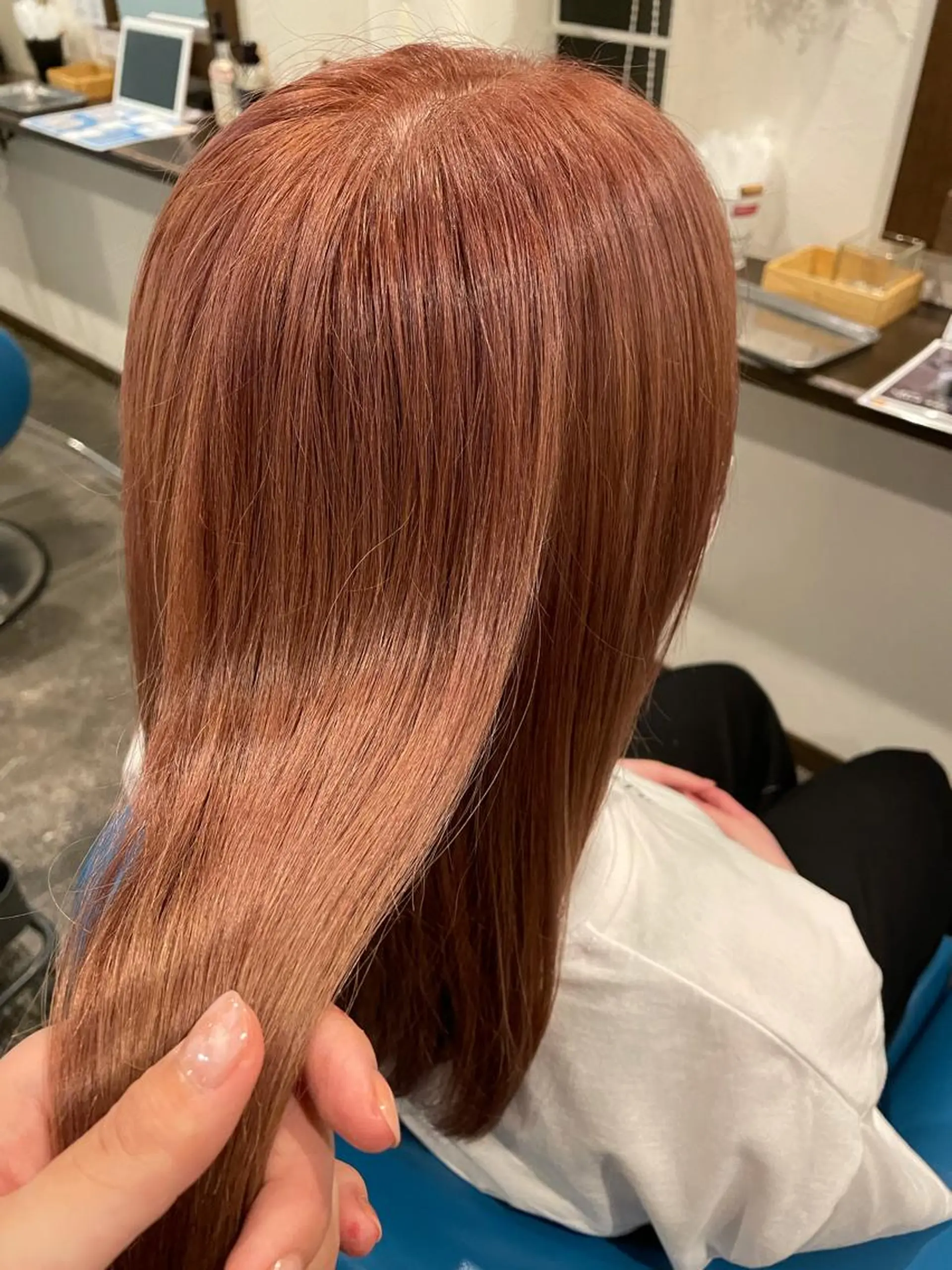 セミロング ASGROW'eclat(帯山店)所属・須惠 優理愛のヘアスタイル