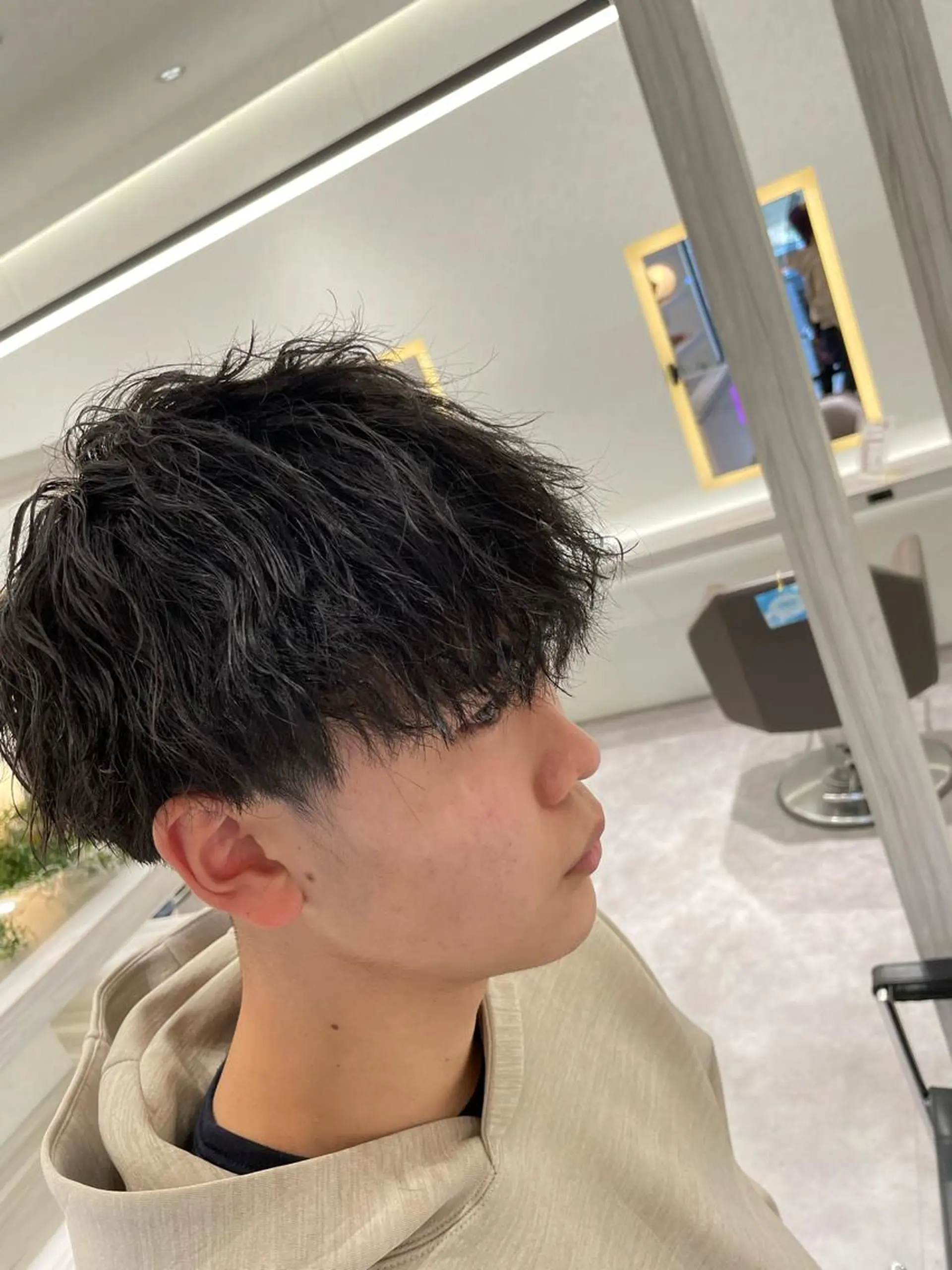 ショート パーマ メンズ カット Reginavita栄所属・パーマ×メッシュ/ 本日空き○/岡本一真のヘアスタイル