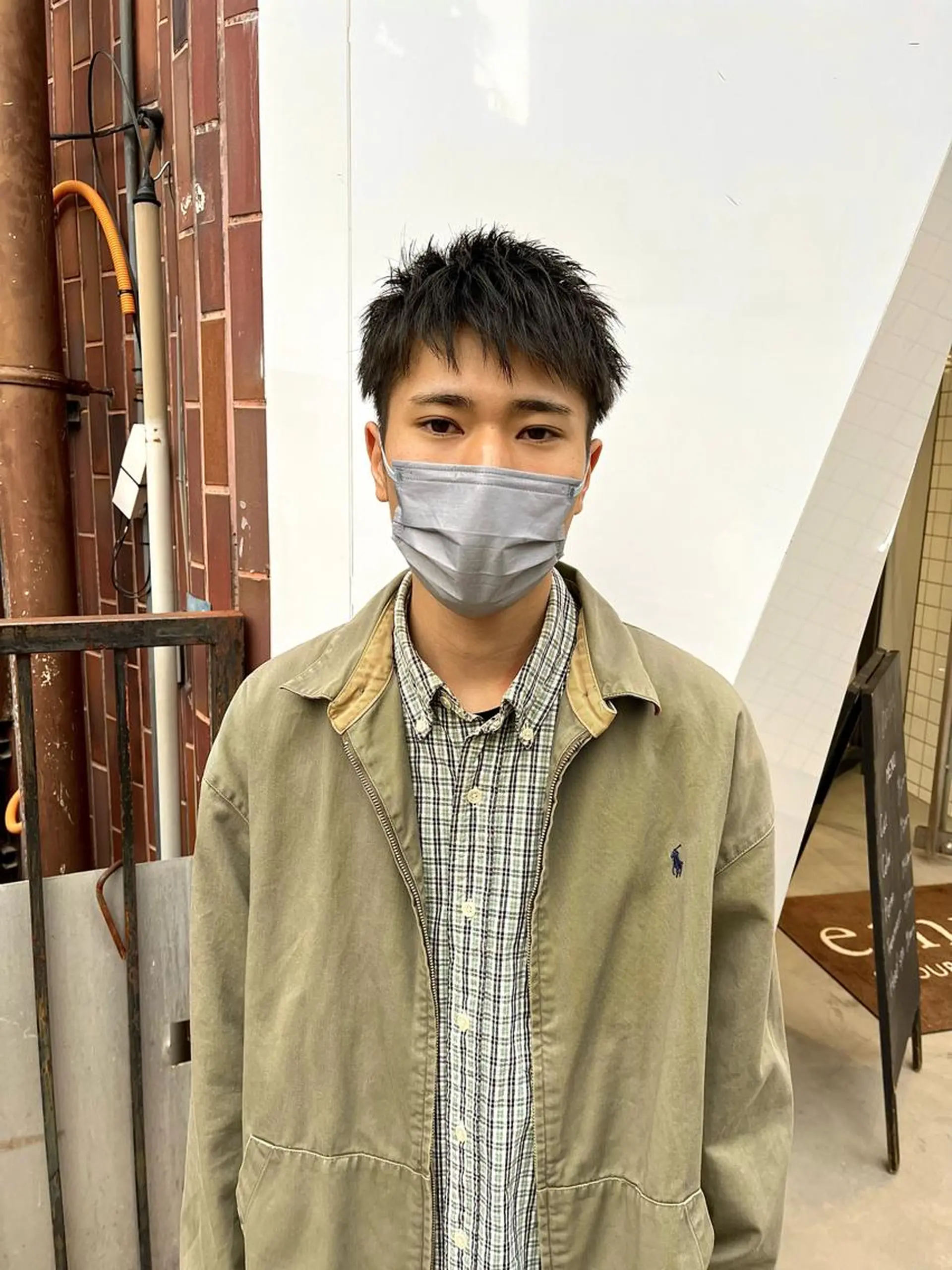 ショート メンズ 武井　弘希 ブリーチなしカラー✨のヘアスタイル