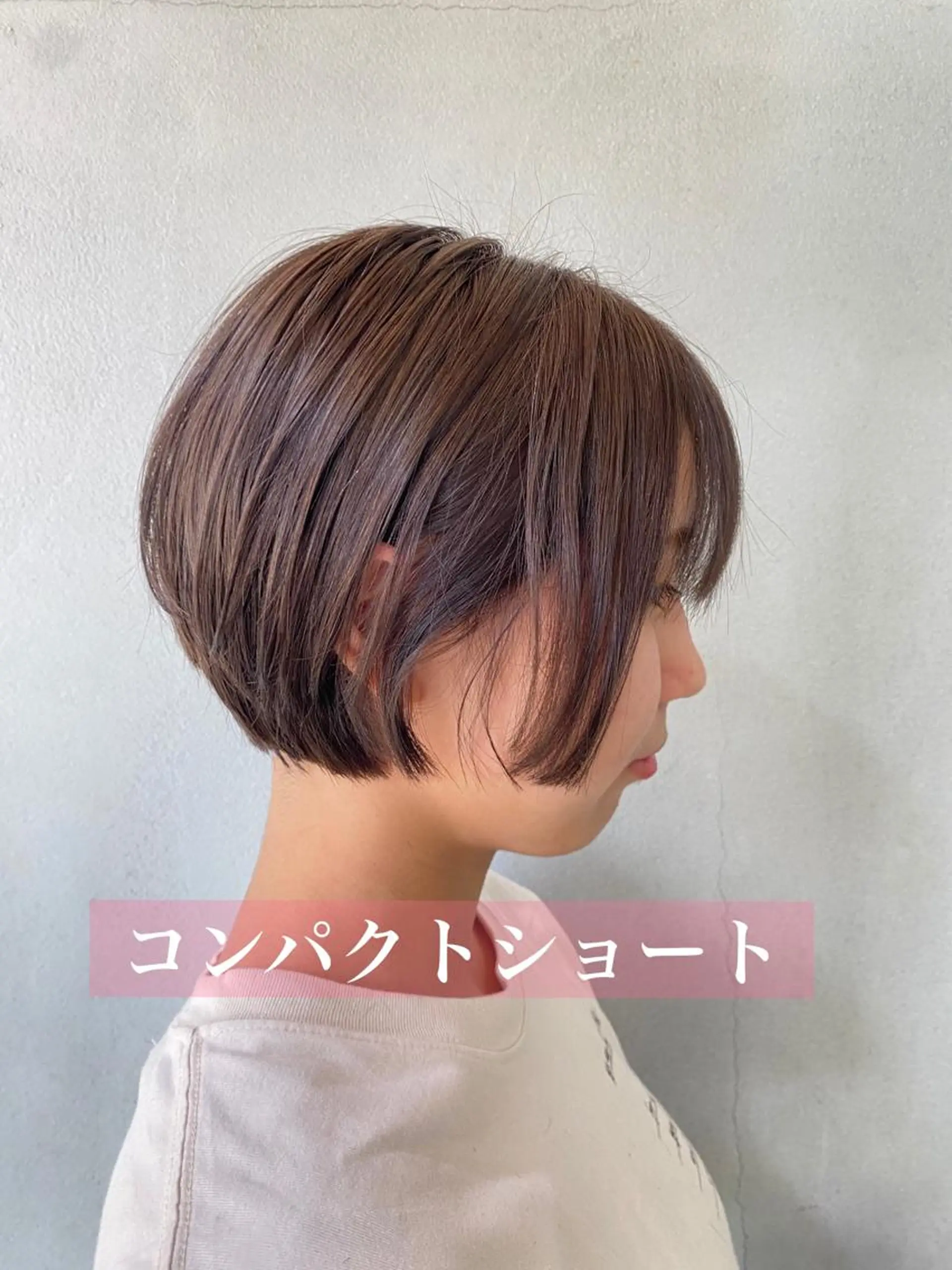 ショート カラー 舟橋 りんかのヘアスタイル