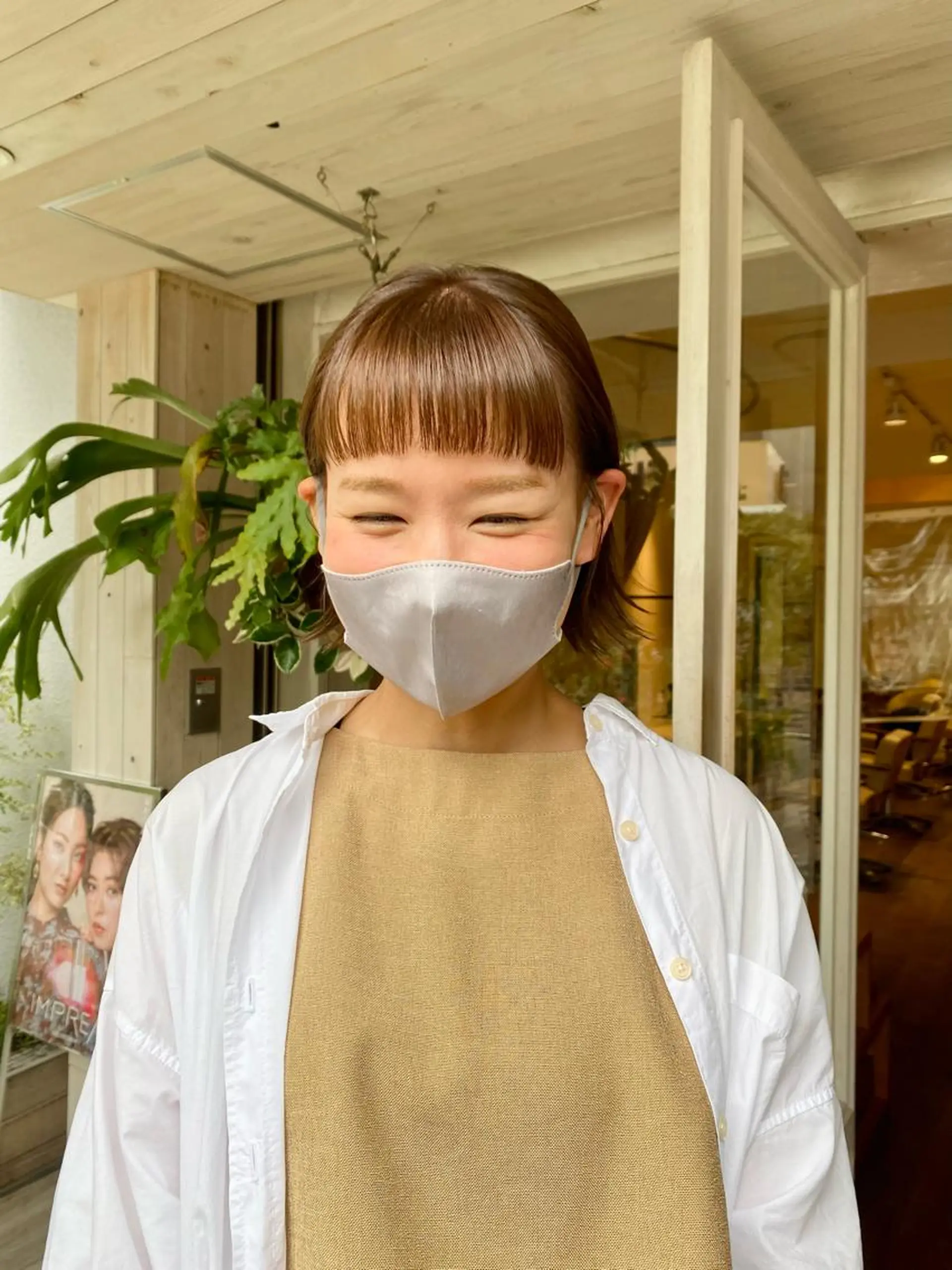 ショート カラー カット ヘアカラー トリートメント BELLA阿部野 TOMOMIのヘアスタイル