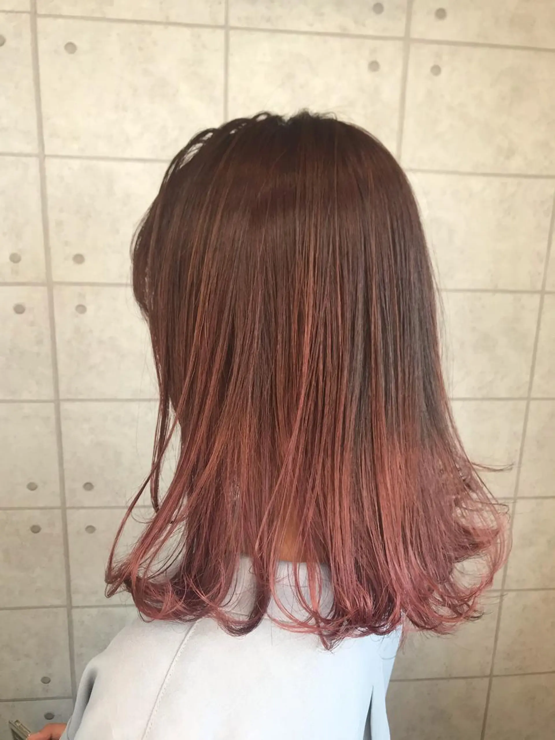 ミディアム カラー knock【ノック】所属・烏丸韓国ヘア🇰🇷 ayaka🎀のヘアスタイル