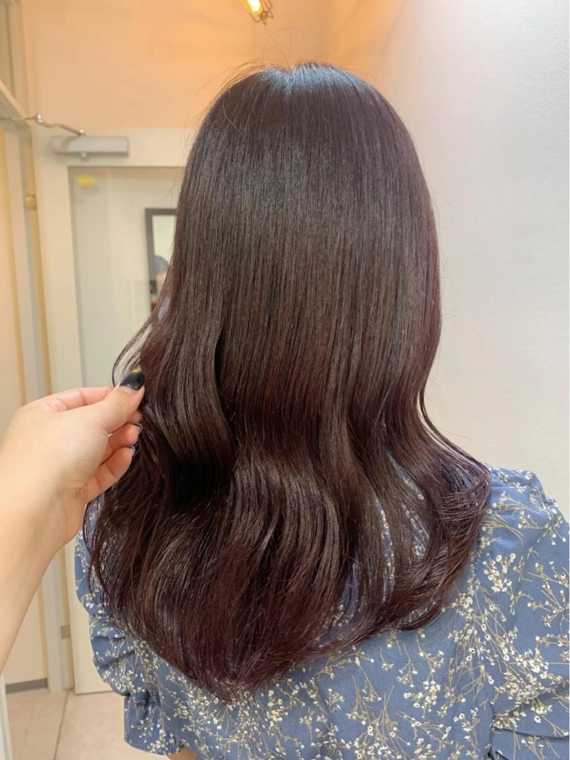 セミロング 髪質改善 縮毛矯正 トリートメント カット ヘアカラー トリートメント SALOWIN 銀座一丁目店所属・髪質改善/縮毛矯正 🎀小林 唯 🎀のヘアスタイル