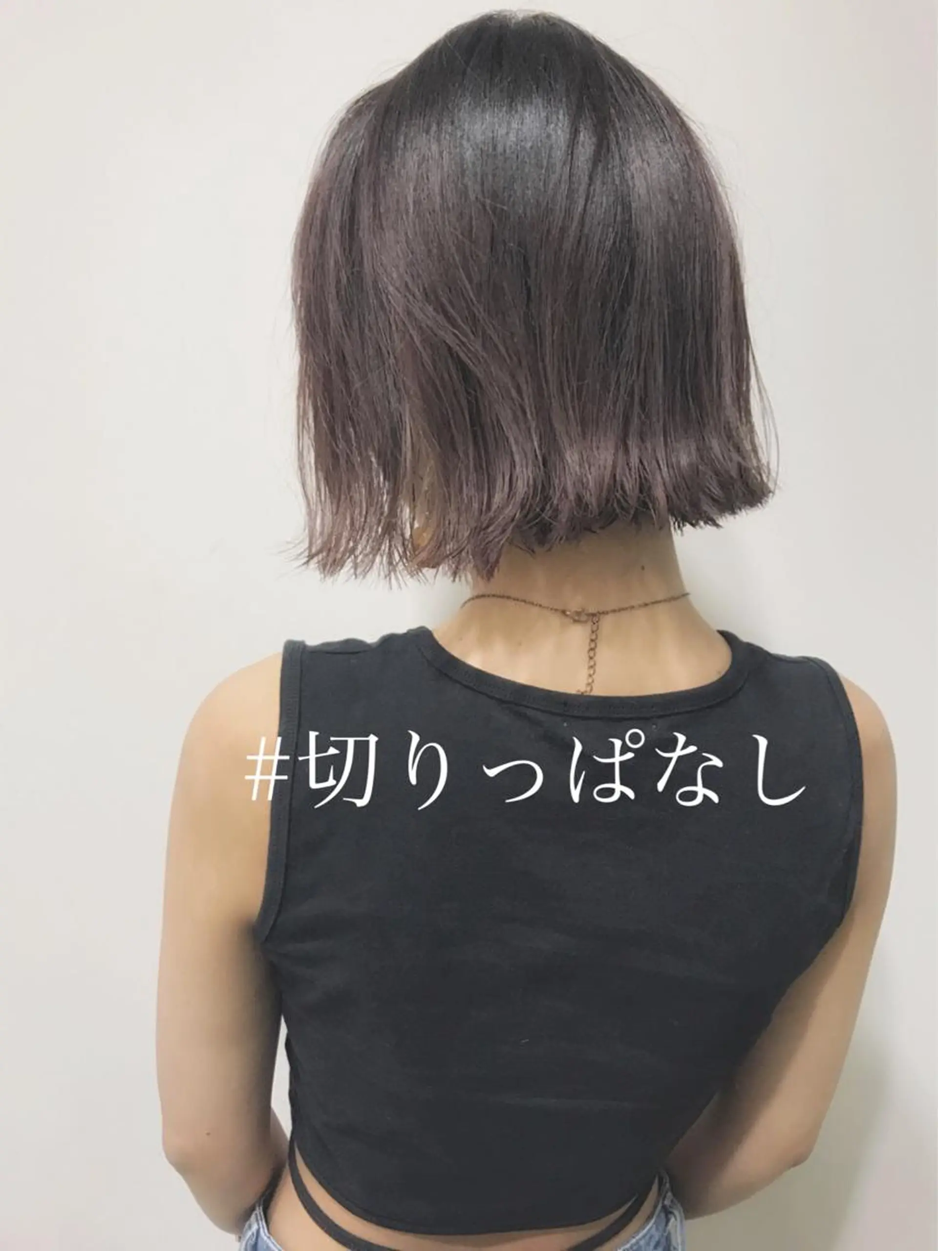 ショート 切りっぱなしボブ ボブ Hair mission【ヘアーミッション】心斎橋所属・エクステ／レイヤー 落合/心斎橋のヘアスタイル