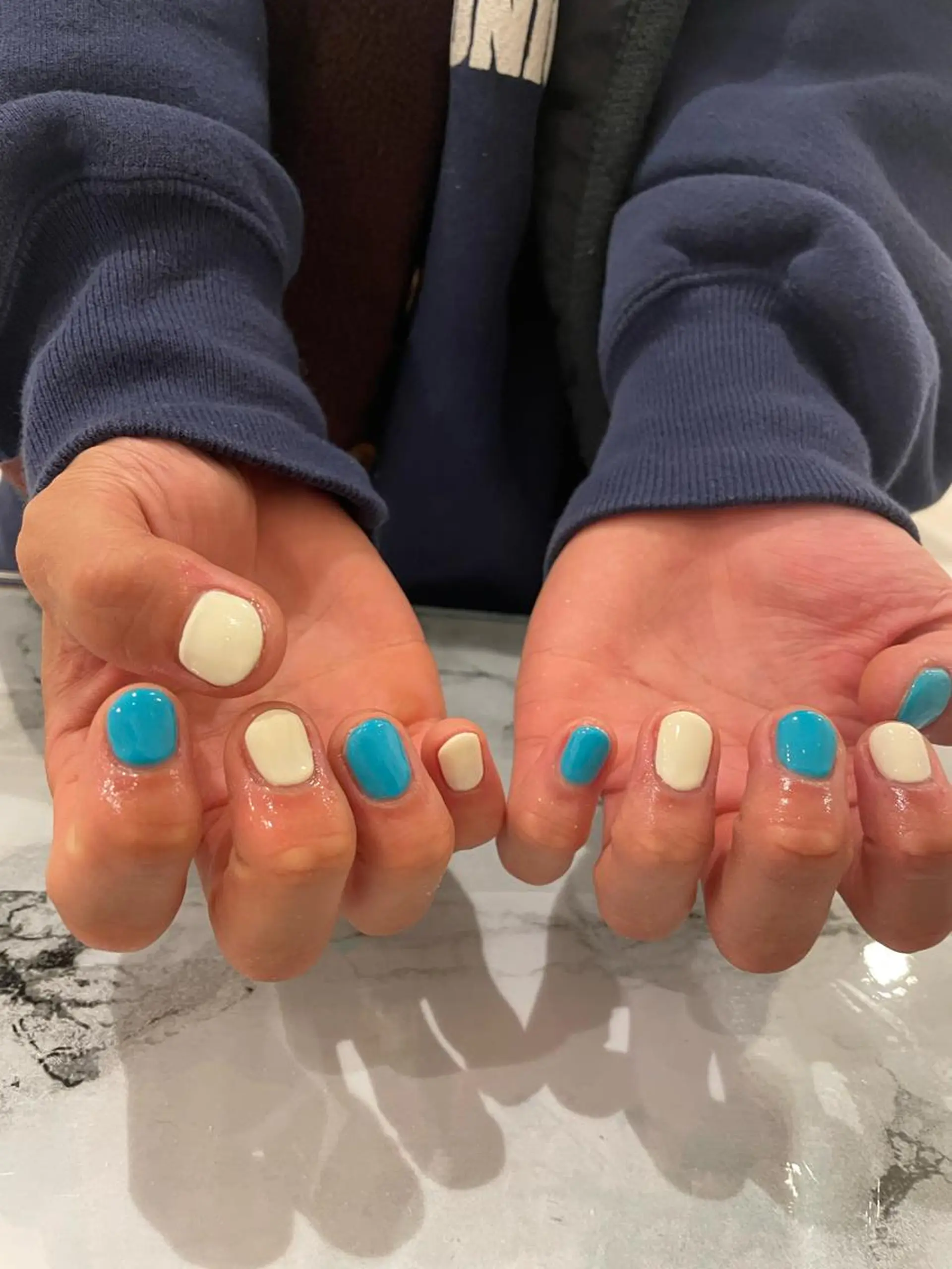 ネイル メンズネイル 束感まつ毛/ネイル/ LED♥KIRARAのマツエク・マツパデザイン