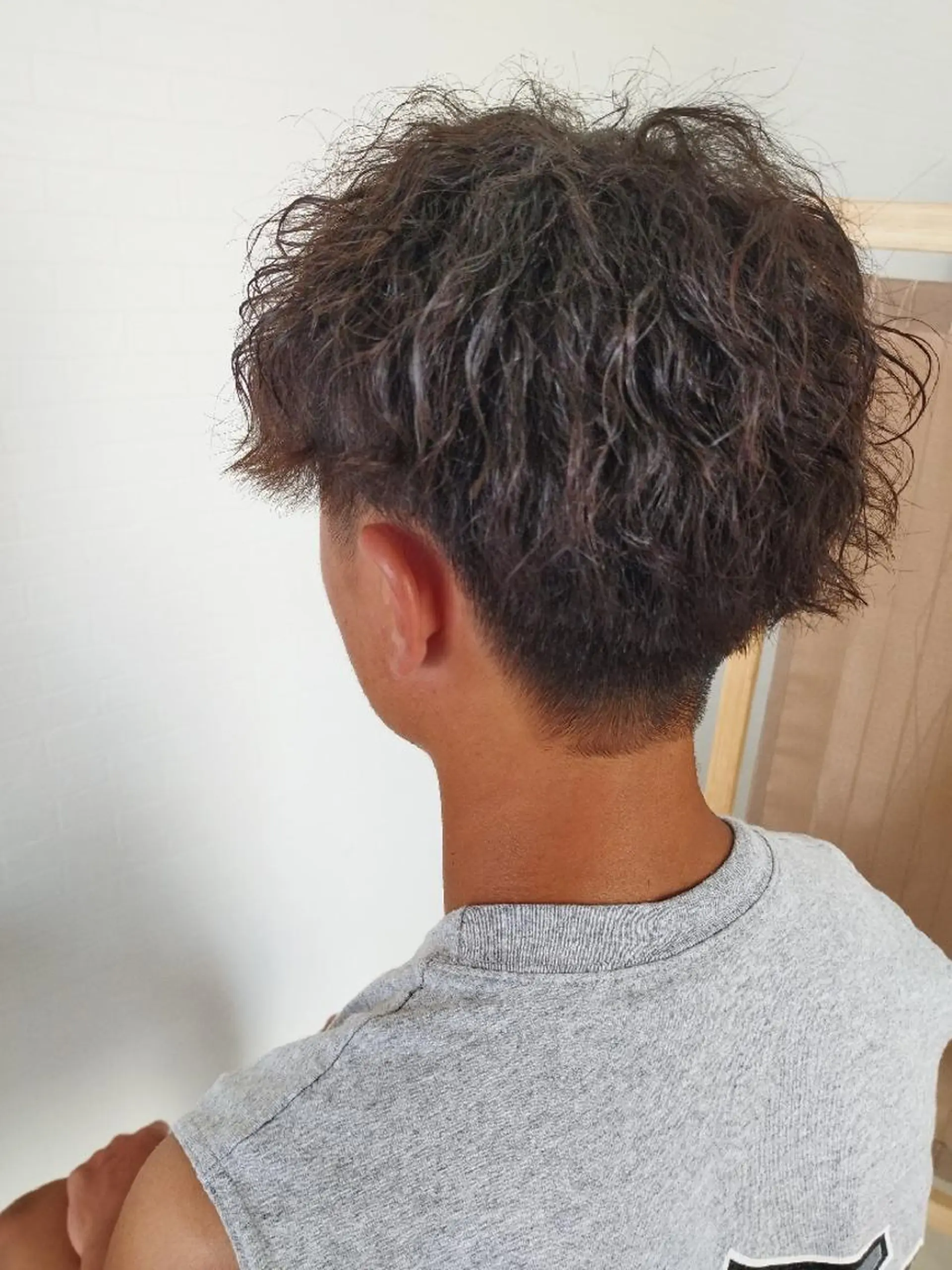 ショート メンズ パーマ メンズパーマ ツイストスパイラルパーマ スパイラルパーマ 相馬 亜美のヘアスタイル