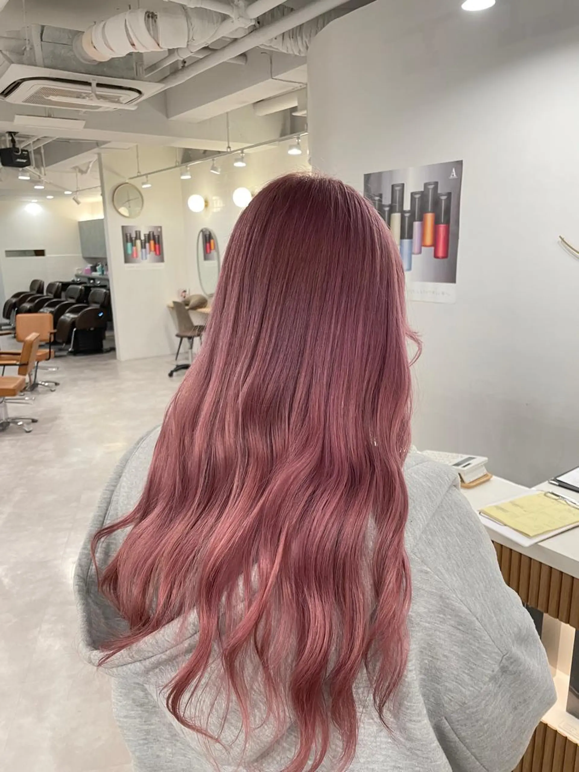 ロング カラー カット ヘアカラー SHIAN橋本店 おぐちまほのヘアスタイル
