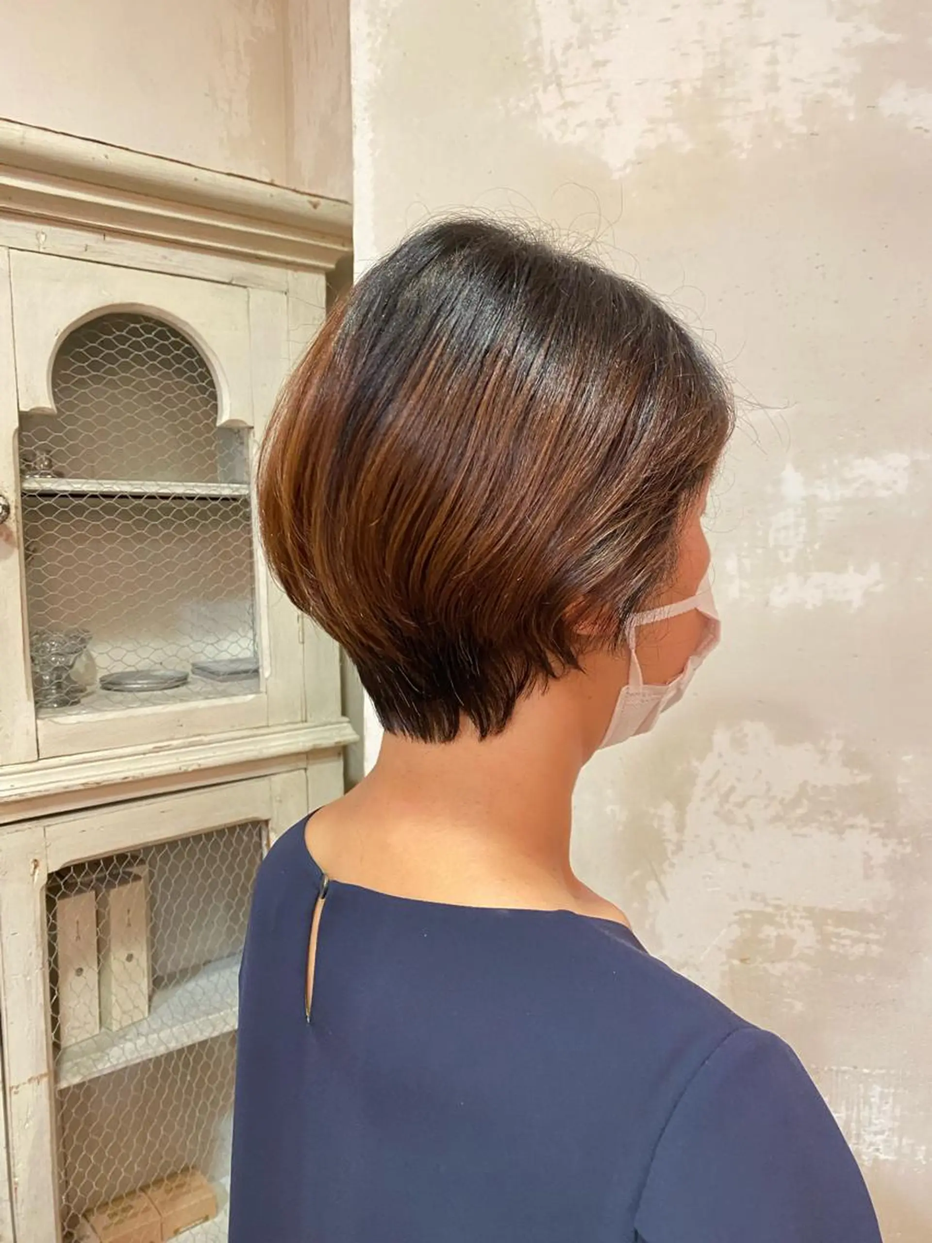 ショート ショートヘア カット エイミーバイアフロート所属・Kasuga Sayuriのヘアスタイル