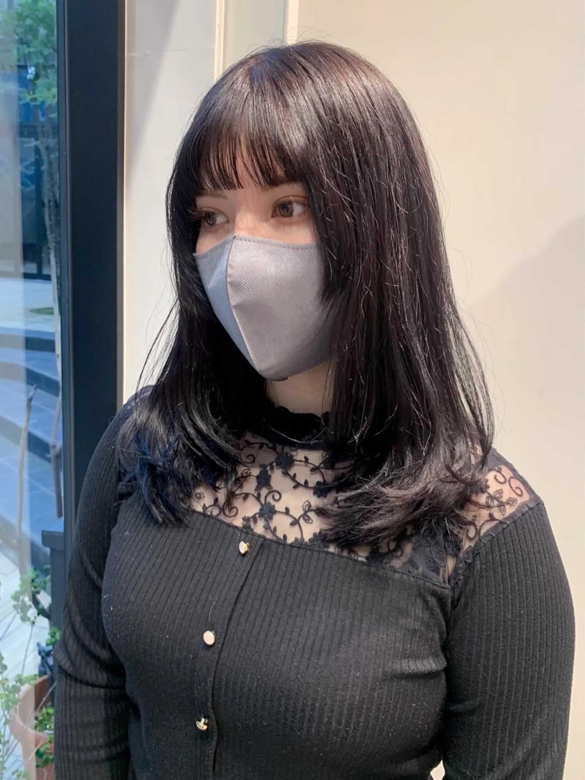 セミロング カラー ヘアアレンジ ブリーチ カット ヘアカラー トリートメント yuka .のヘアスタイル