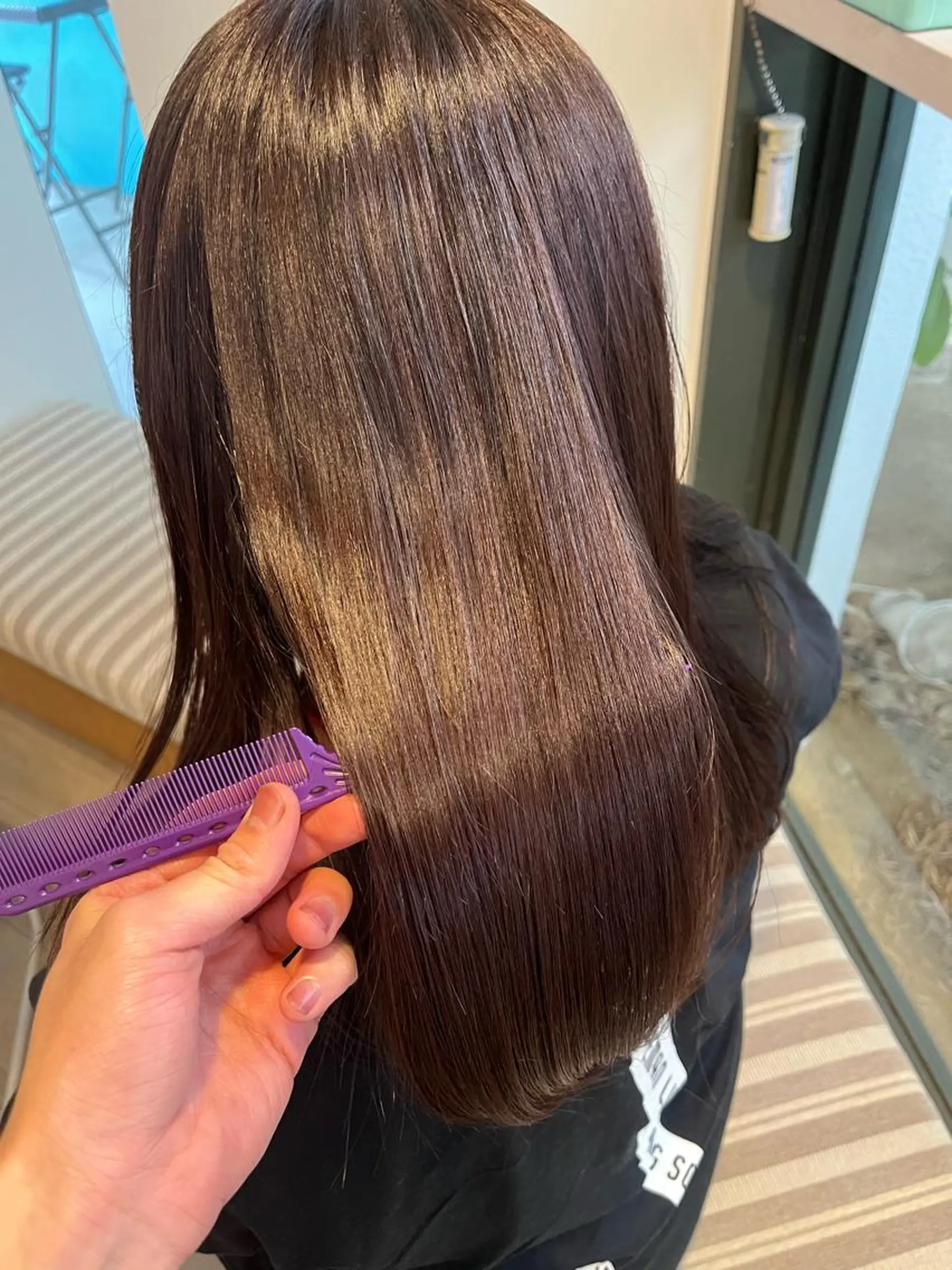 セミロング 中山 響希のヘアスタイル