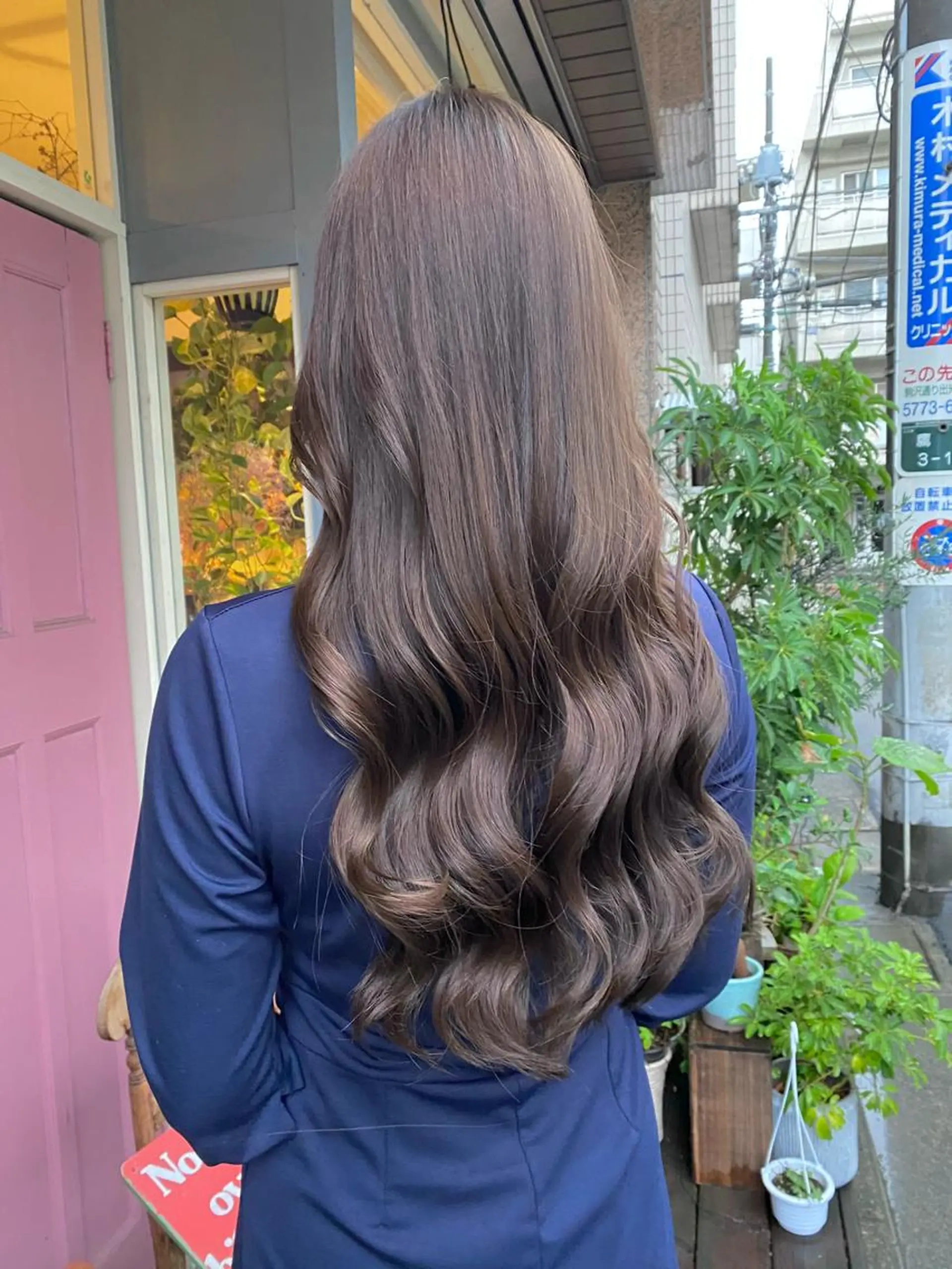 ロング カラー ベージュカラー ミント ミントベージュ ヤスザトアヤノ /レイヤー/オリーブのヘアスタイル