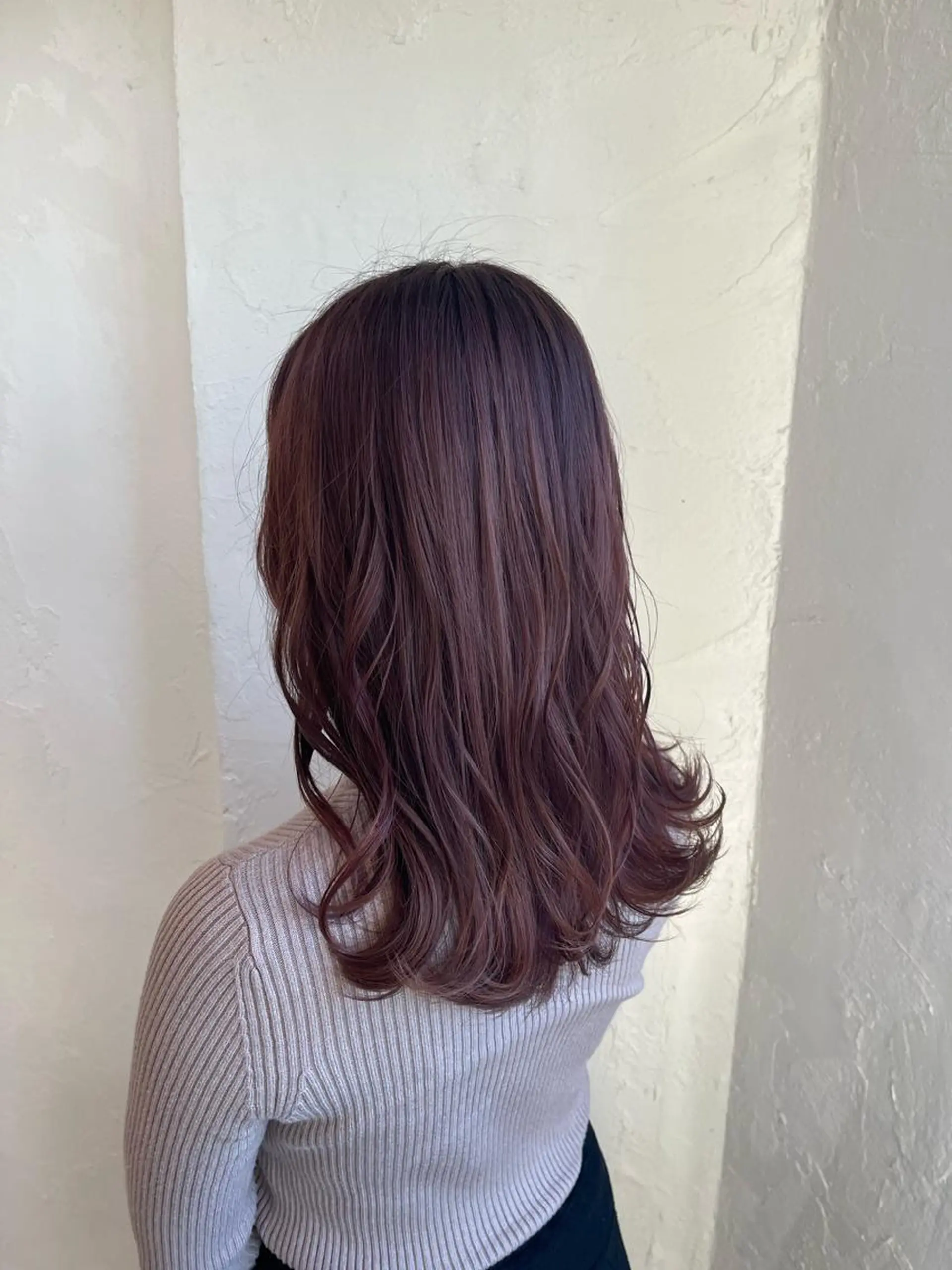 セミロング カラー ブラウンカラー ピンクカラー ピンクブラウン 💛ハイトーン💛 りむのヘアスタイル