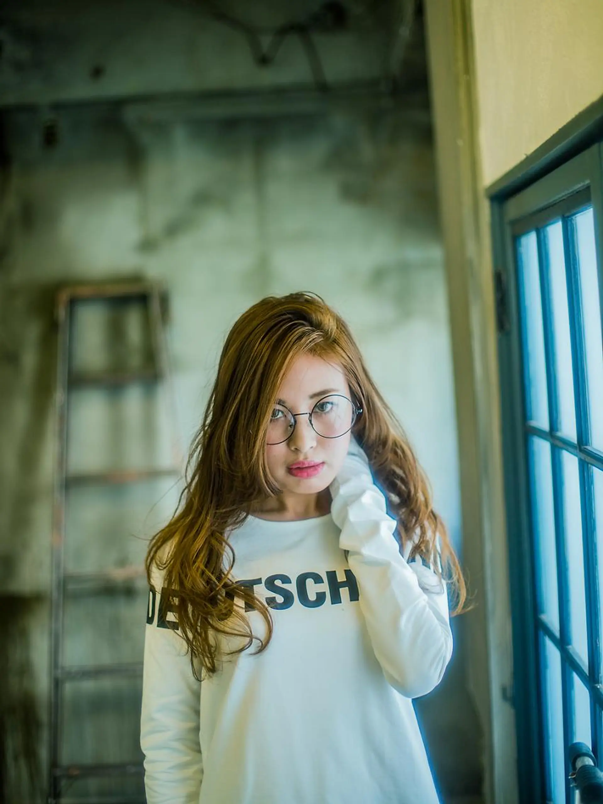 ロング カラー パーマ amie 高崎 【アミ】のヘアスタイル