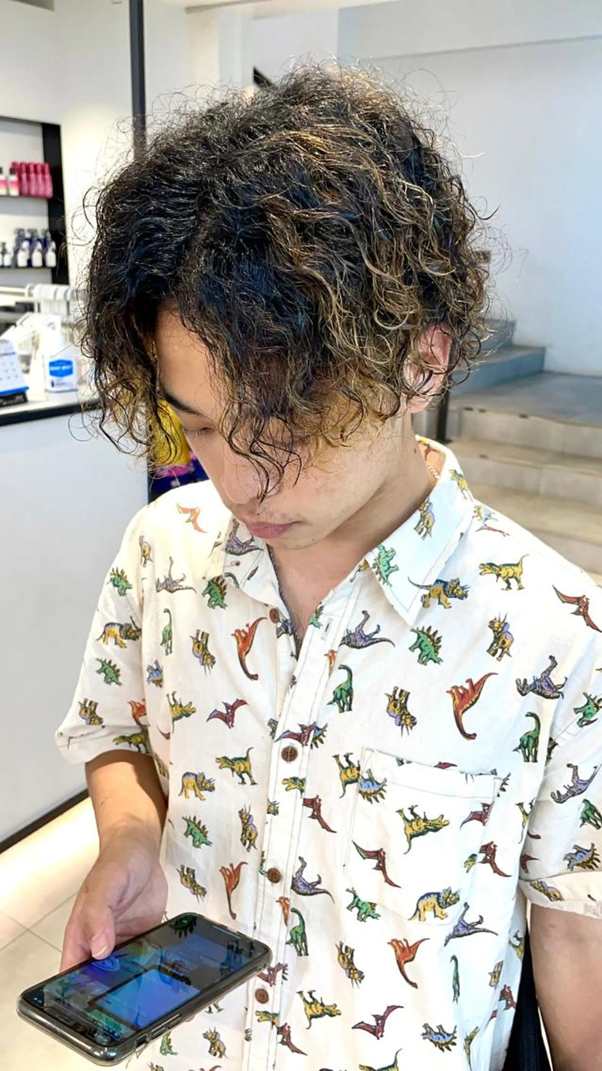 パーマ メンズ 新宿【メンズパーマ】 塩澤太一のヘアスタイル