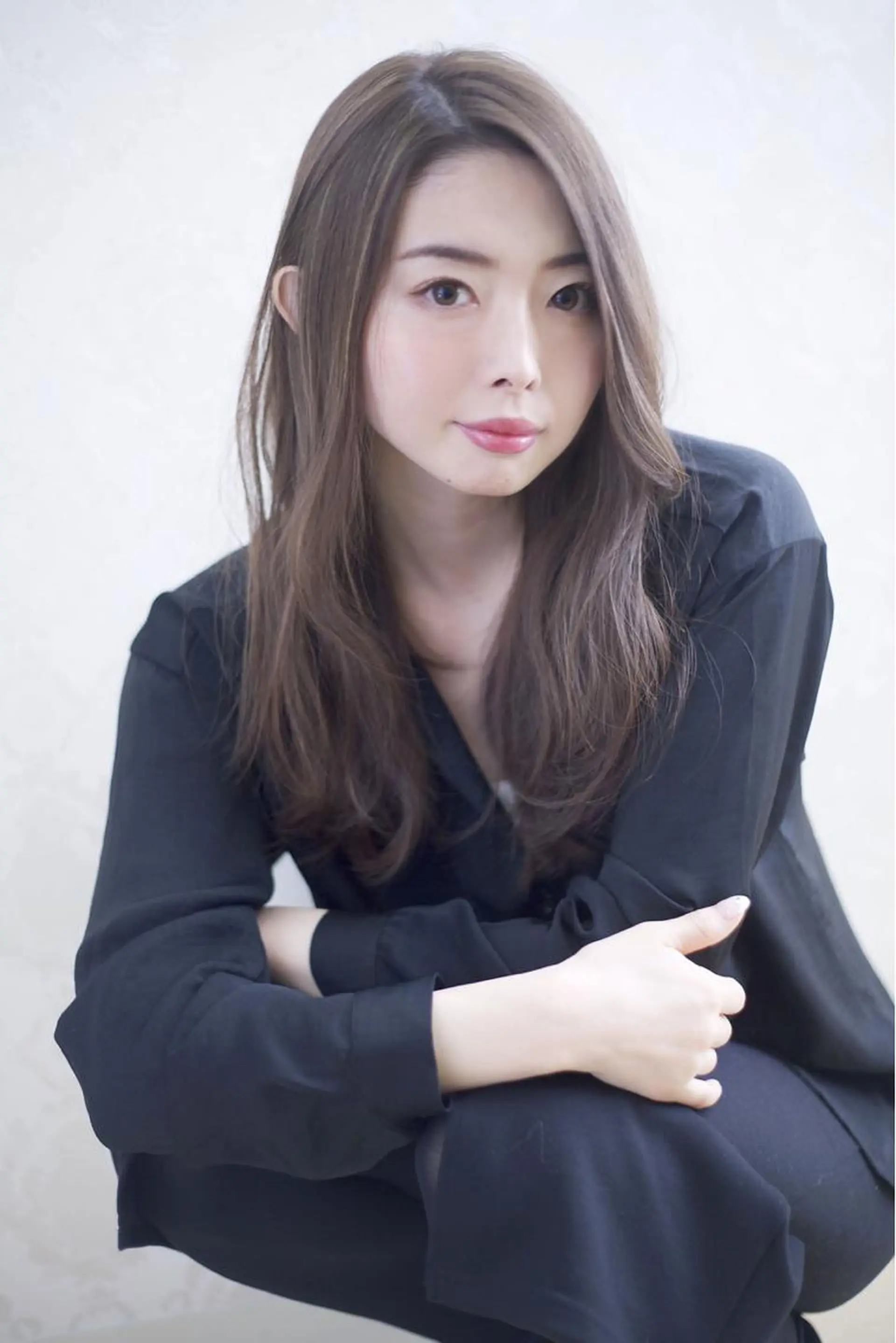 セミロング カラー パーマ 縮毛矯正⭐️ TAKAHIROのヘアスタイル