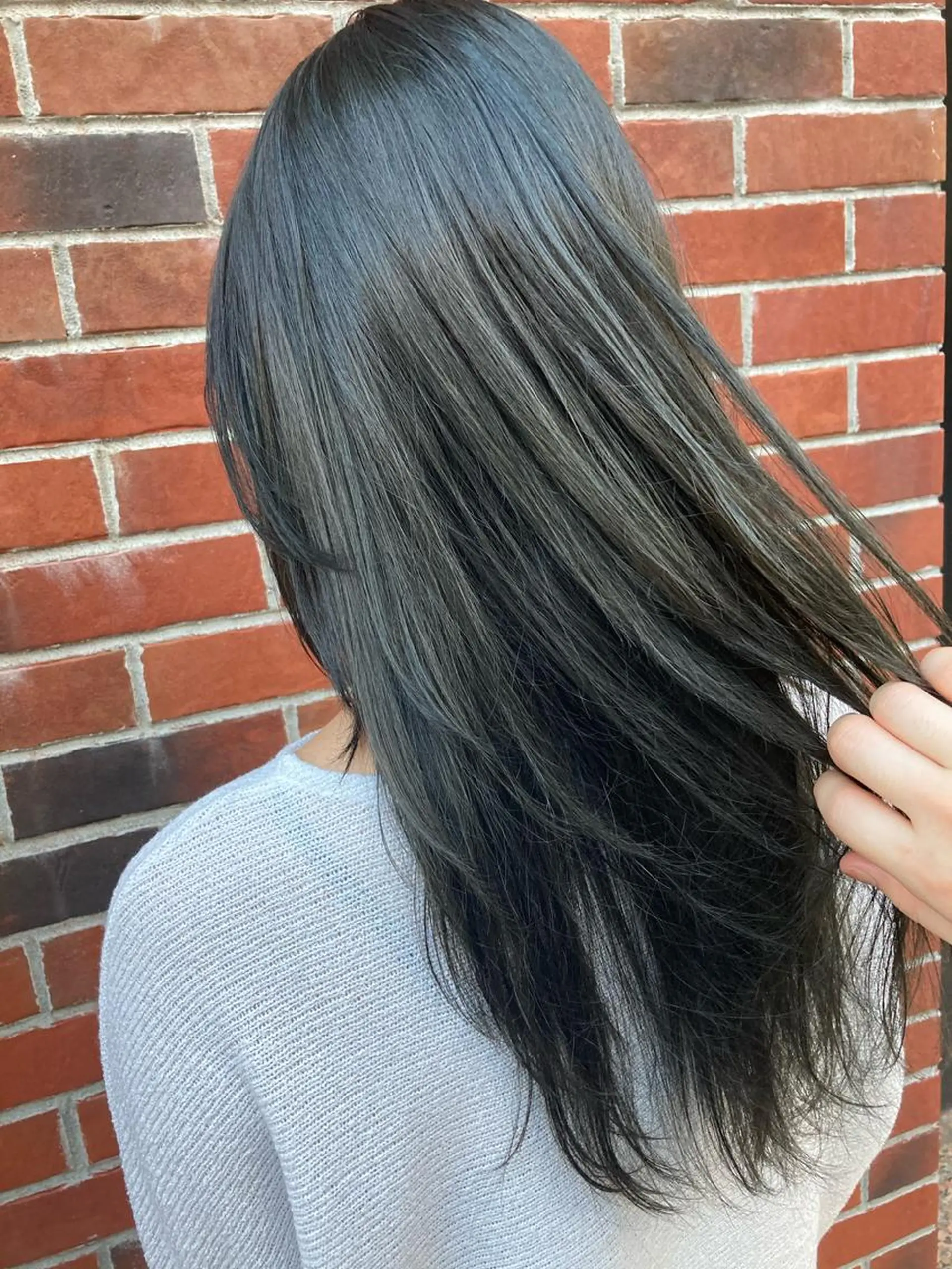 ミディアム カラー ヘアカラー 髪質改善/痛ませ ないカラー/西村航大のヘアスタイル