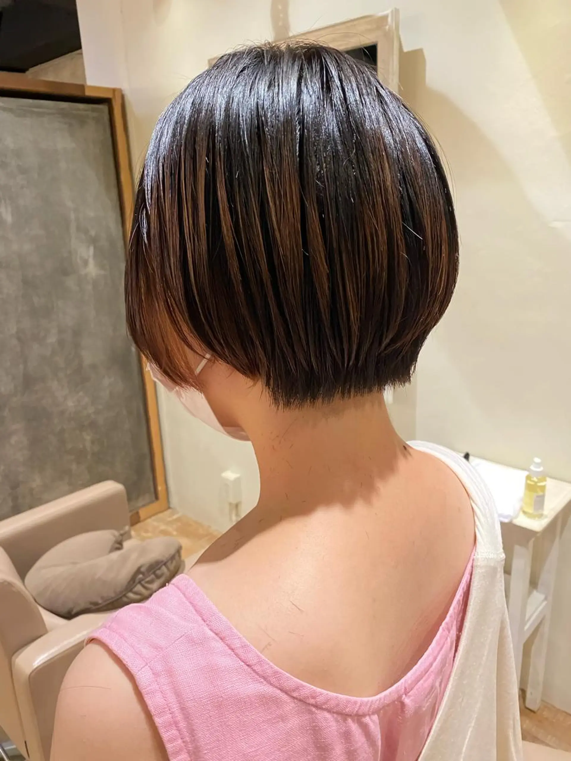 ショート カラー ヘアアレンジ ショートヘア 、 、のヘアスタイル