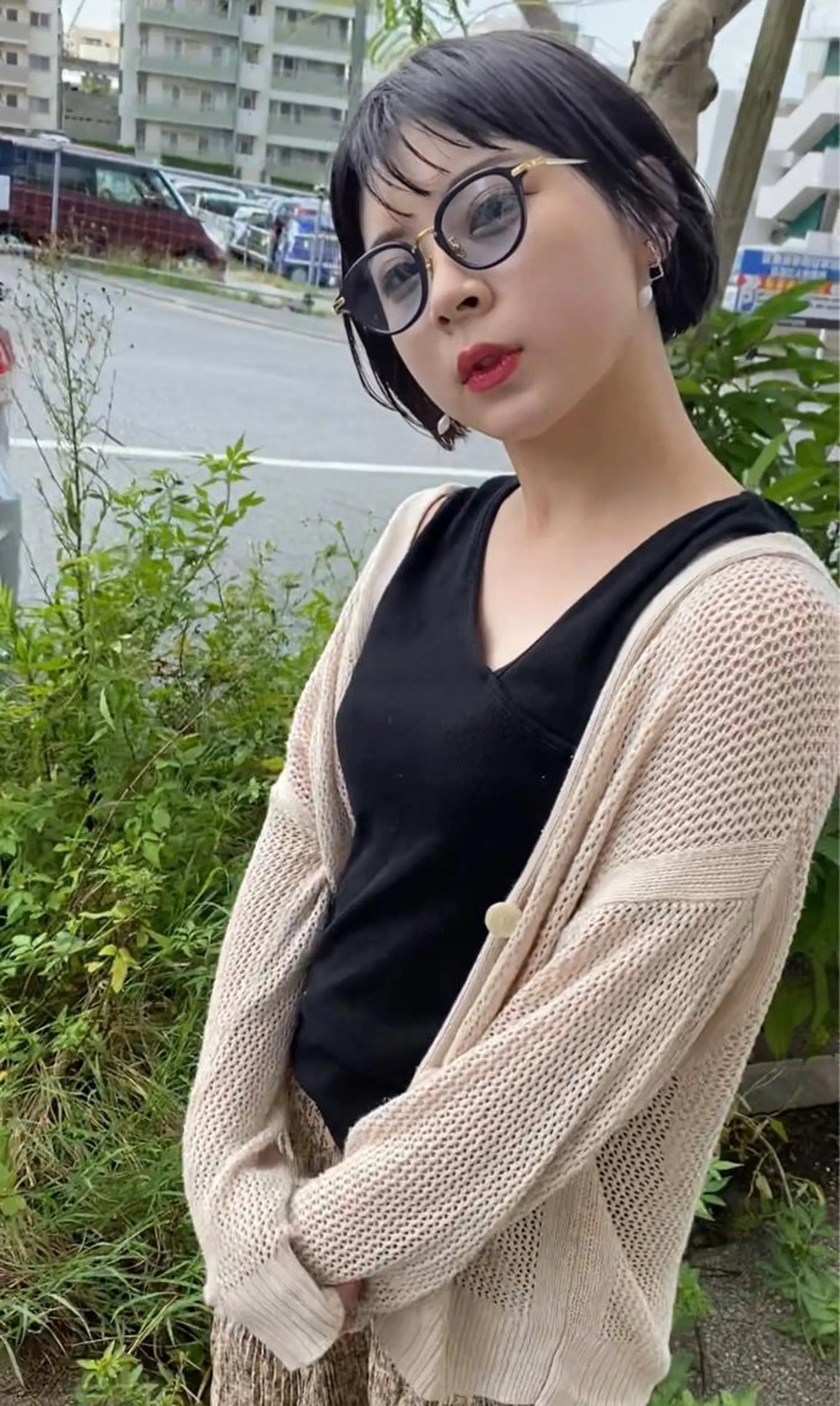 ショート カラー イルミナカラー カット ヘアカラー grand juteのヘアスタイル