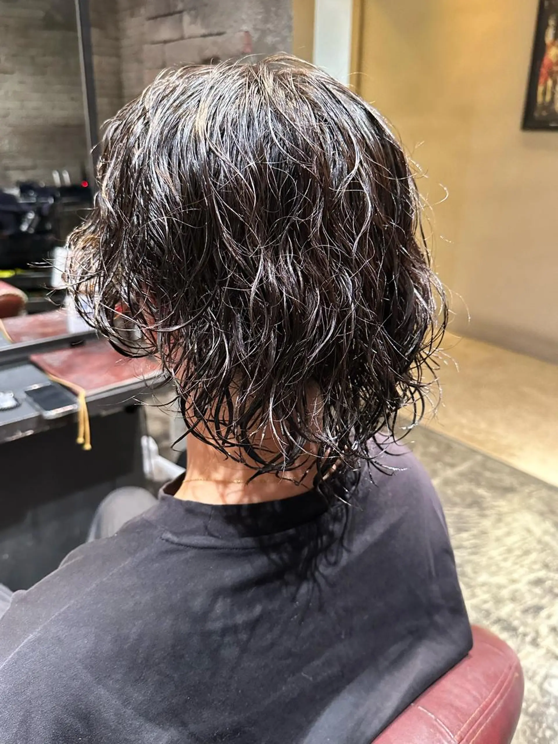 パーマ メンズ 山口稜太 メンズ/波巻きパーマのヘアスタイル