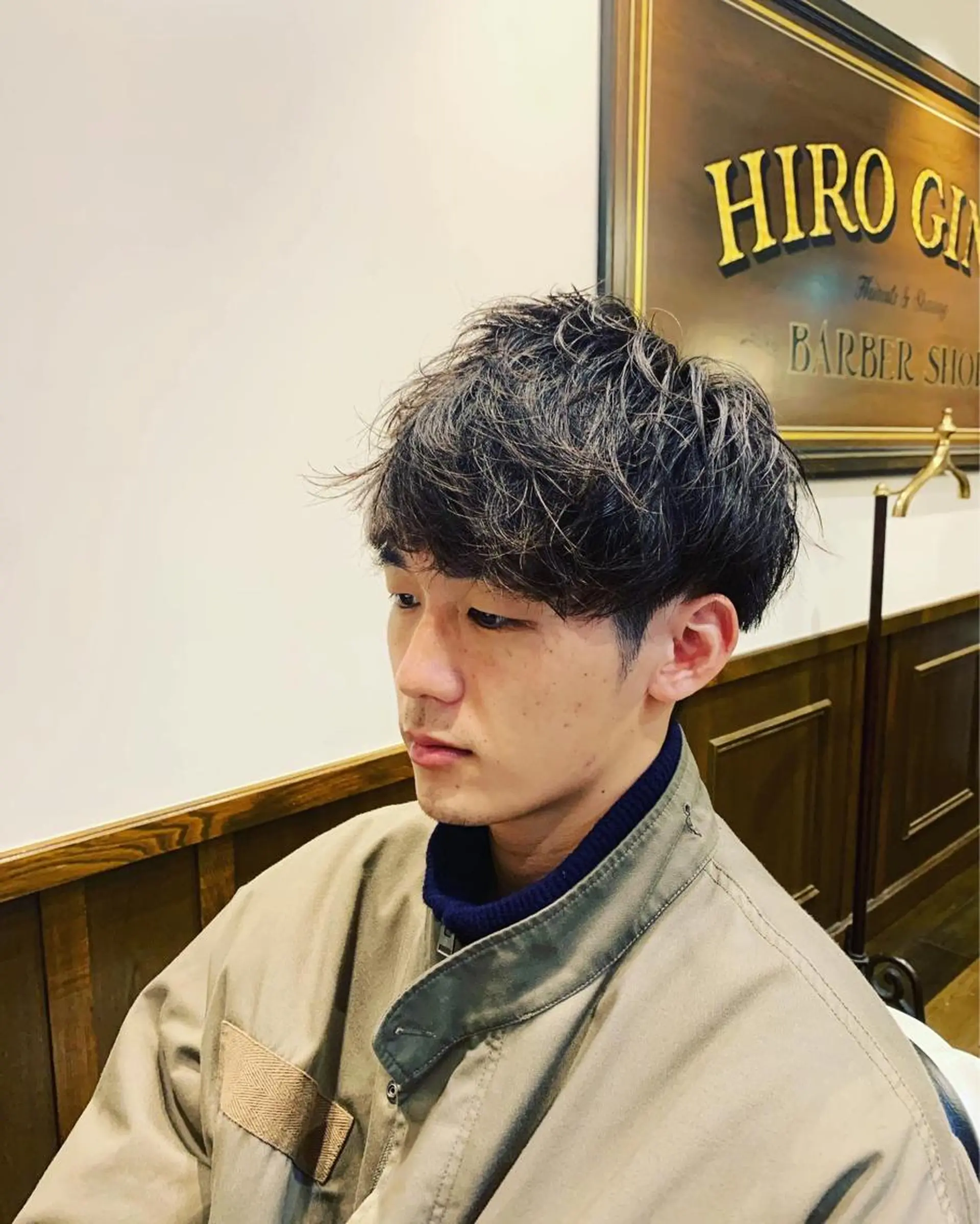 ショート メンズ ヒロ銀座 バーバーショップ神楽坂所属・ひらお あおとのヘアスタイル