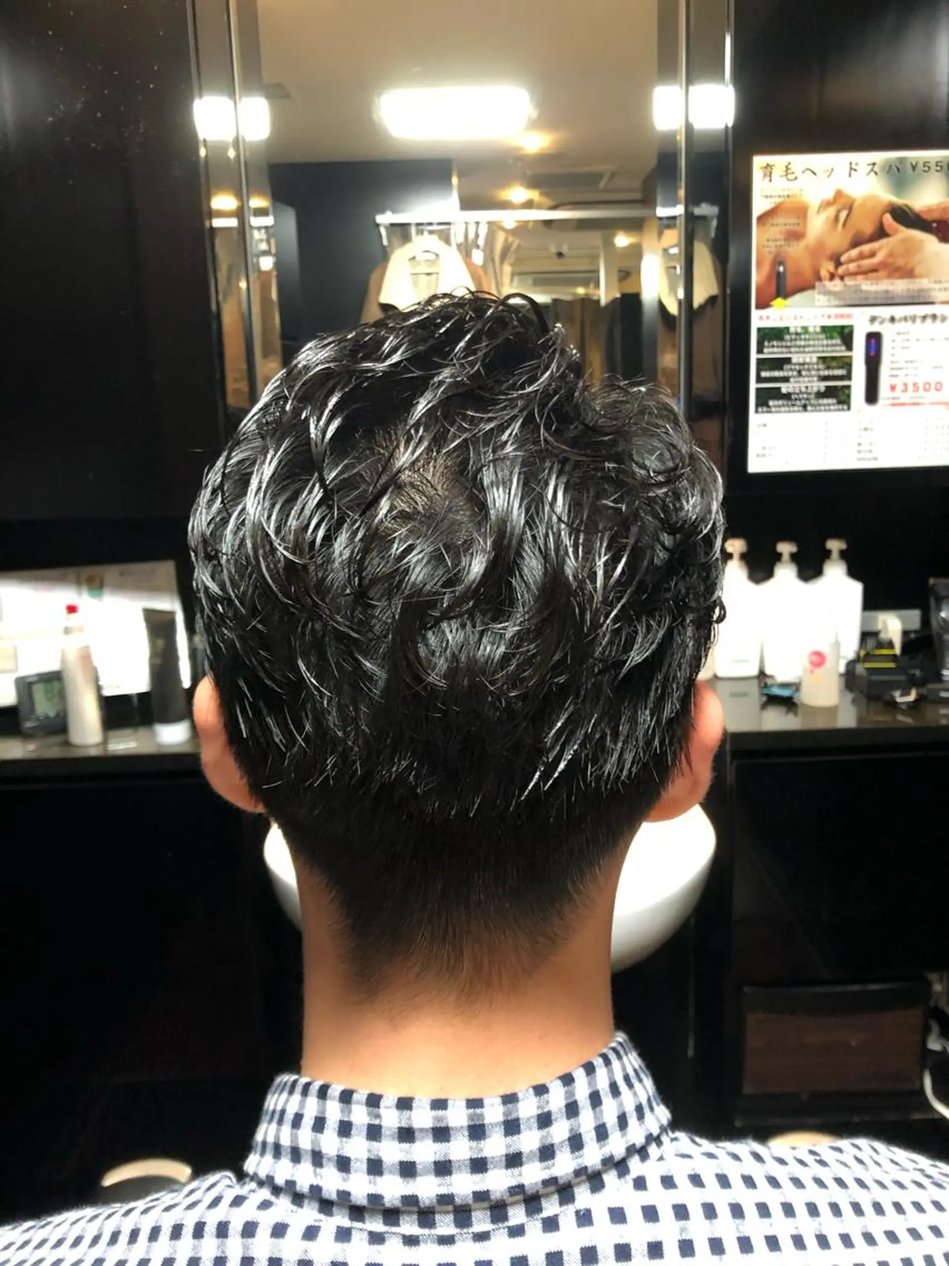 ミディアム パーマ メンズ 【店長】福田 健人のヘアスタイル