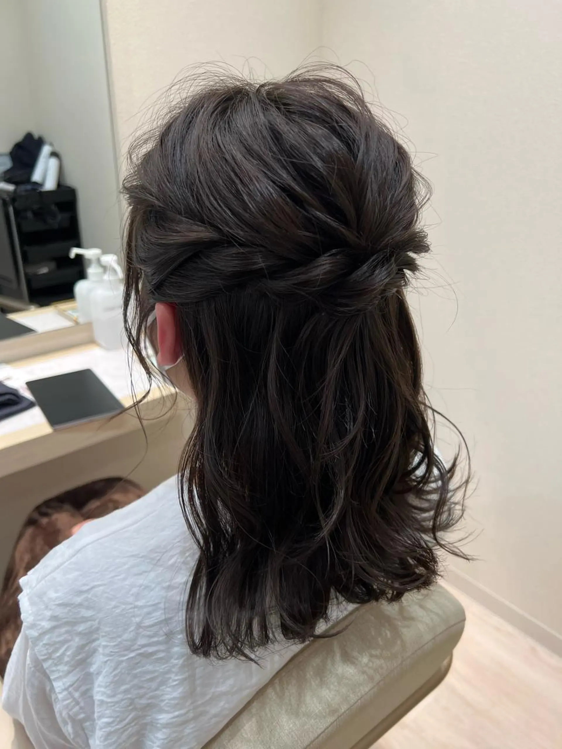 ミディアム ヘアセット mina .のヘアスタイル