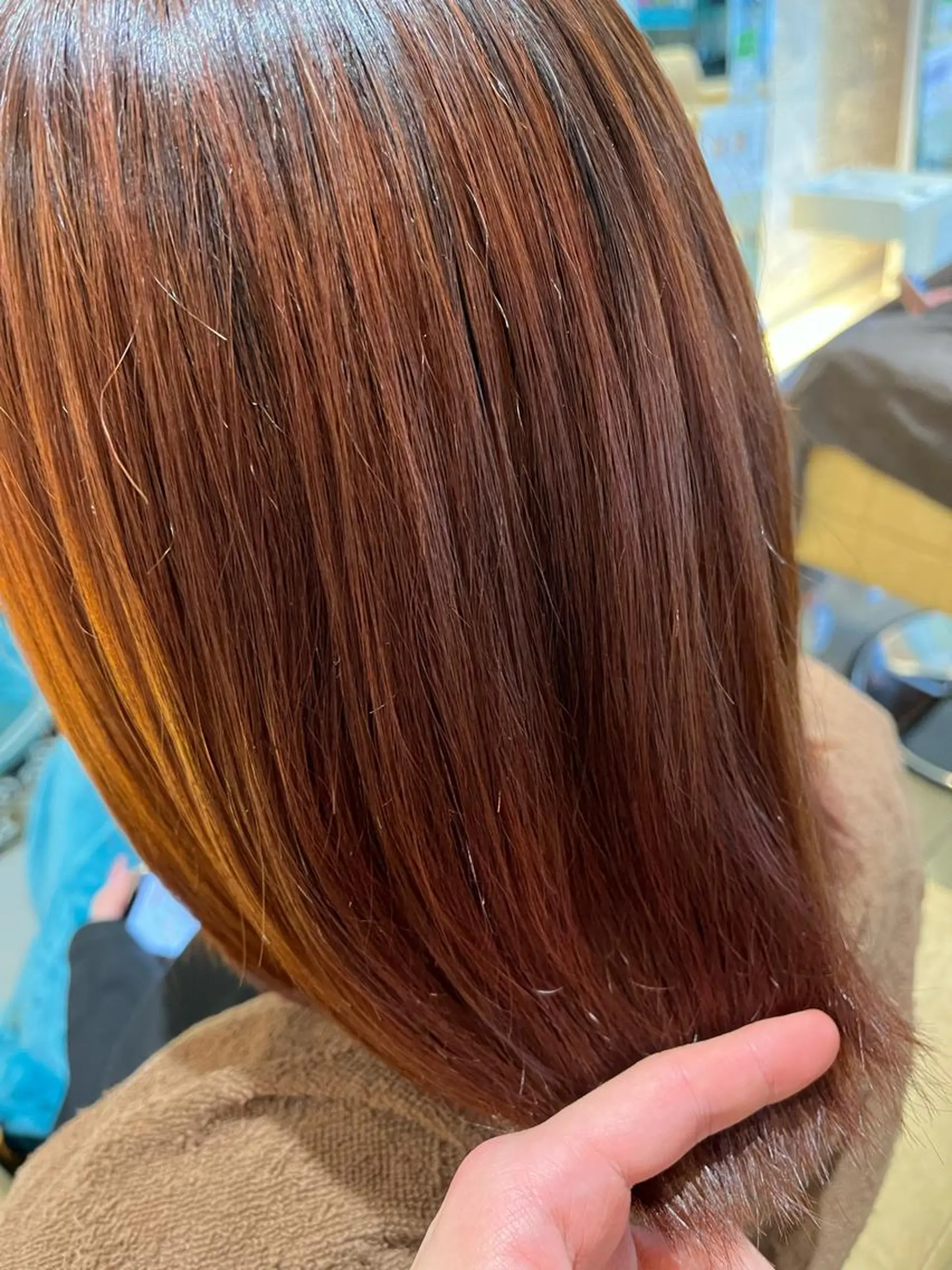 ミディアム カラー 中山 響希のヘアスタイル