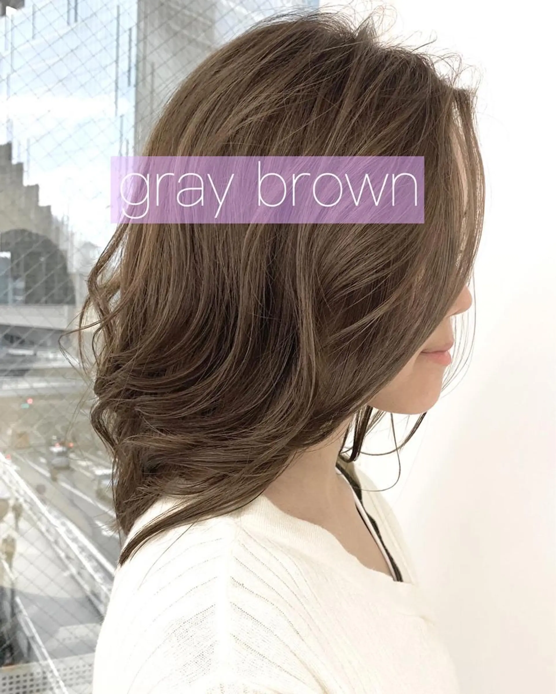 ミディアム カラー カット ヘアカラー トリートメント とも🏆プルエクステ /髪質改善🏆渋谷のヘアスタイル