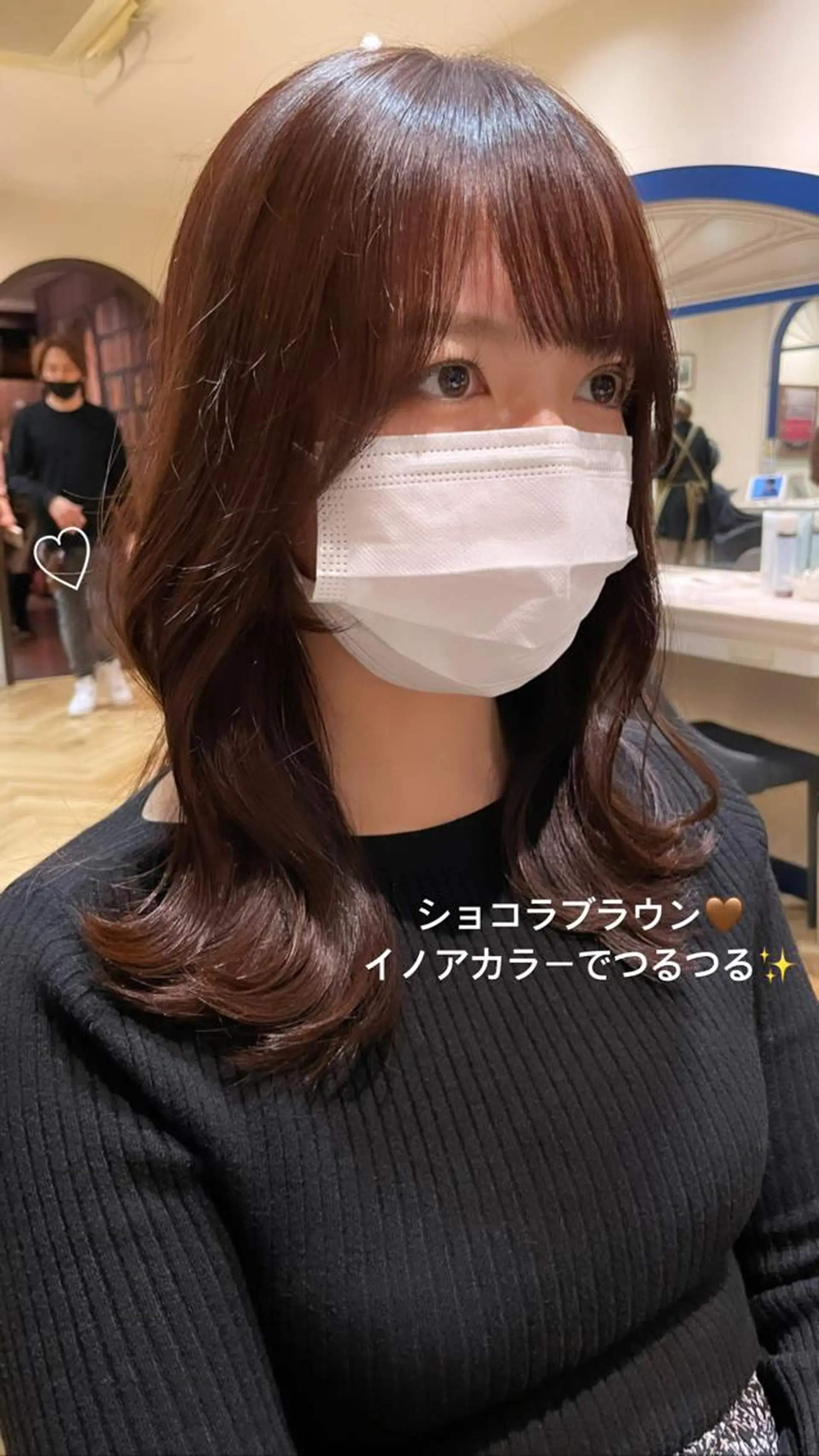 ロング カット ヘアカラー トリートメント 💖レイヤー×美髪 💖momoのヘアスタイル